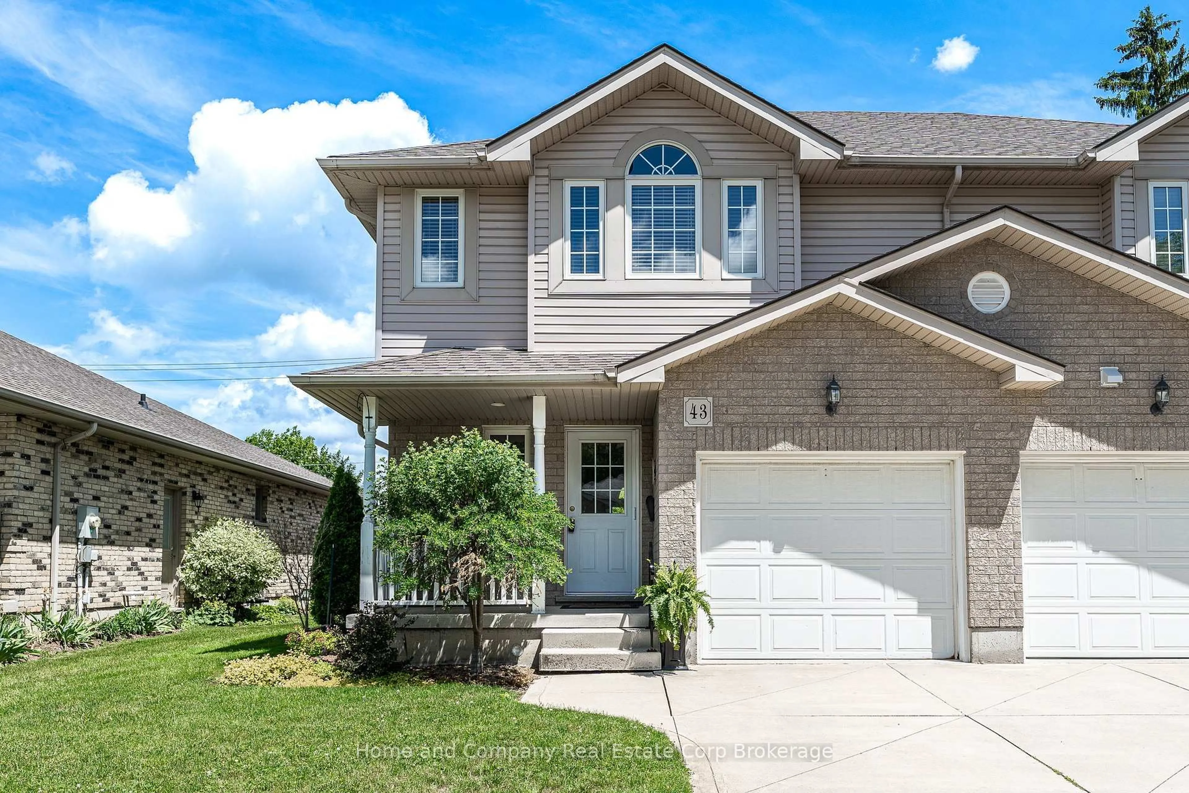 Home with brick exterior material, street for 43 Gregory Cres, Stratford Ontario N5A 8A5