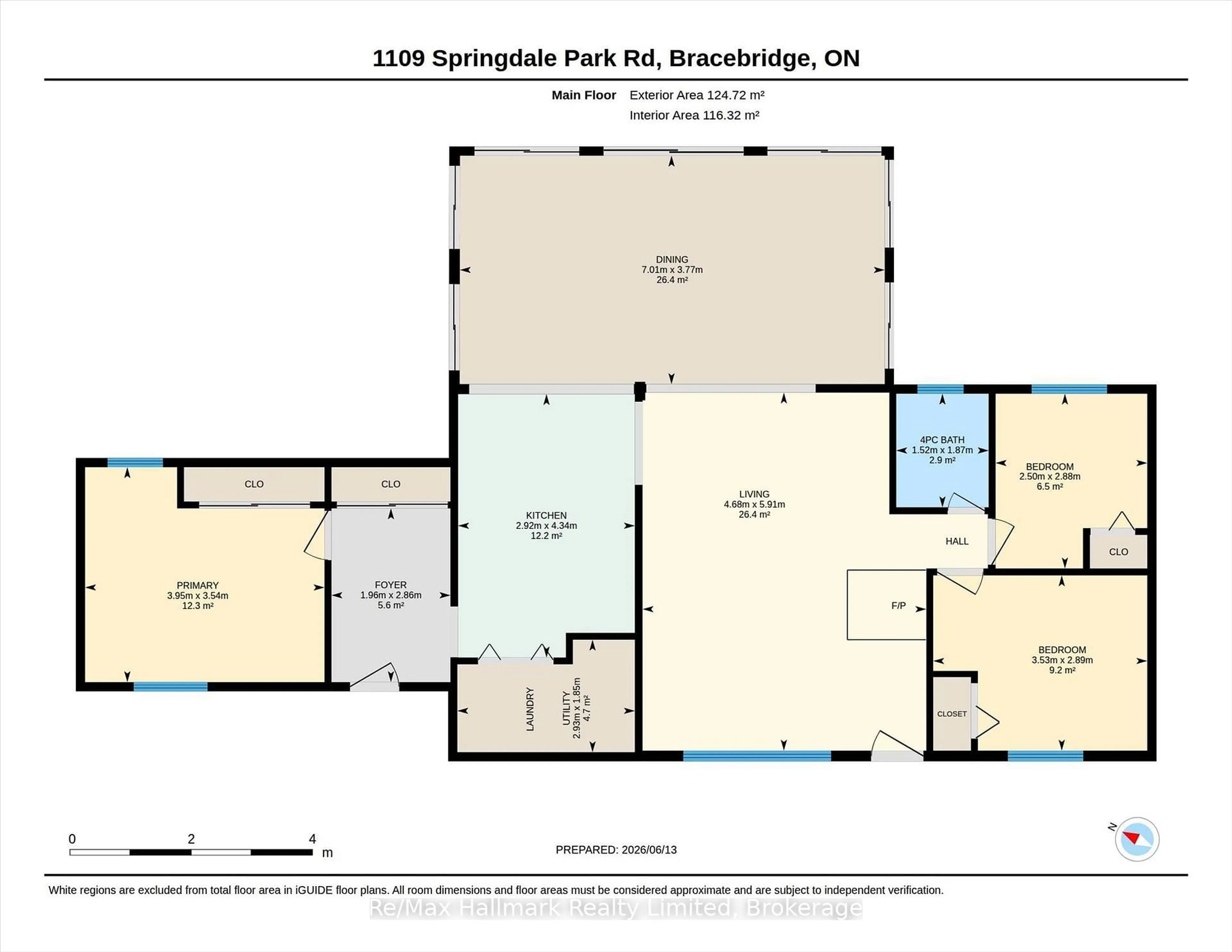 Floor plan for 1109 Springdale Park Rd, Bracebridge Ontario P1L 1W9