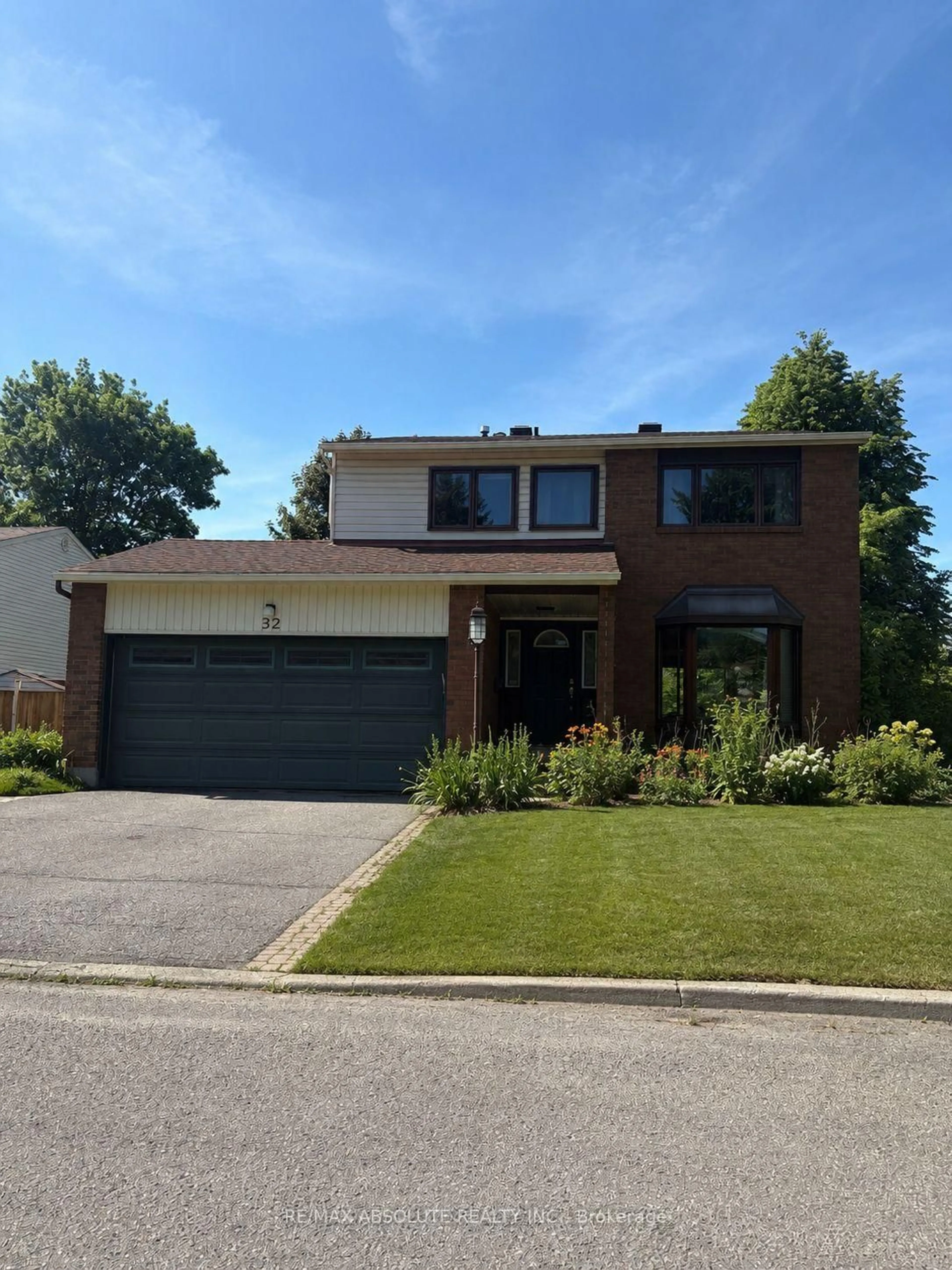 Home with brick exterior material, street for 32 Sage Cres, Barrhaven Ontario K2J 1T4
