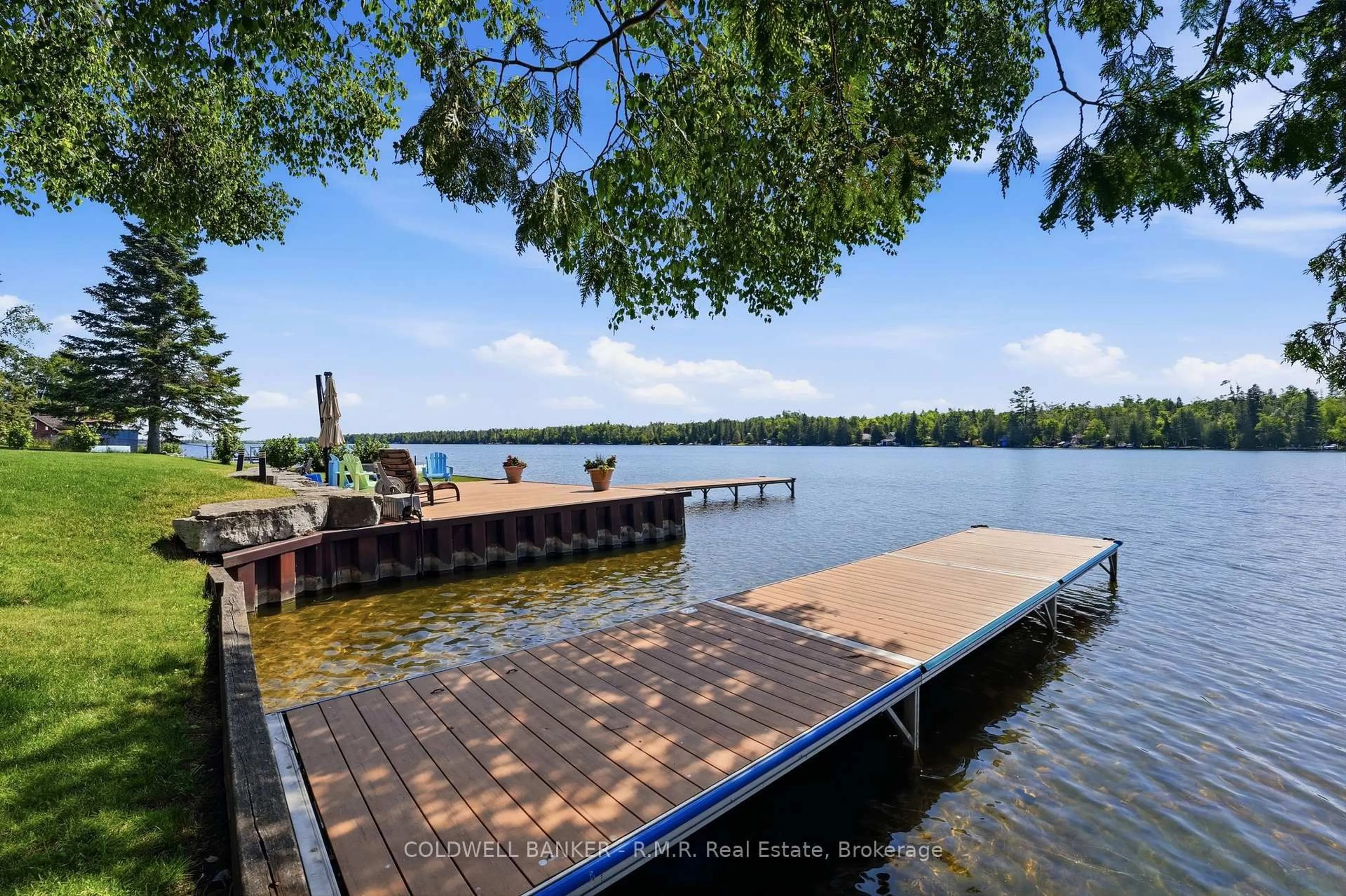 Patio, water/lake/river/ocean view for 6 Beavers Lane, Kawartha Lakes Ontario K0M 2T0