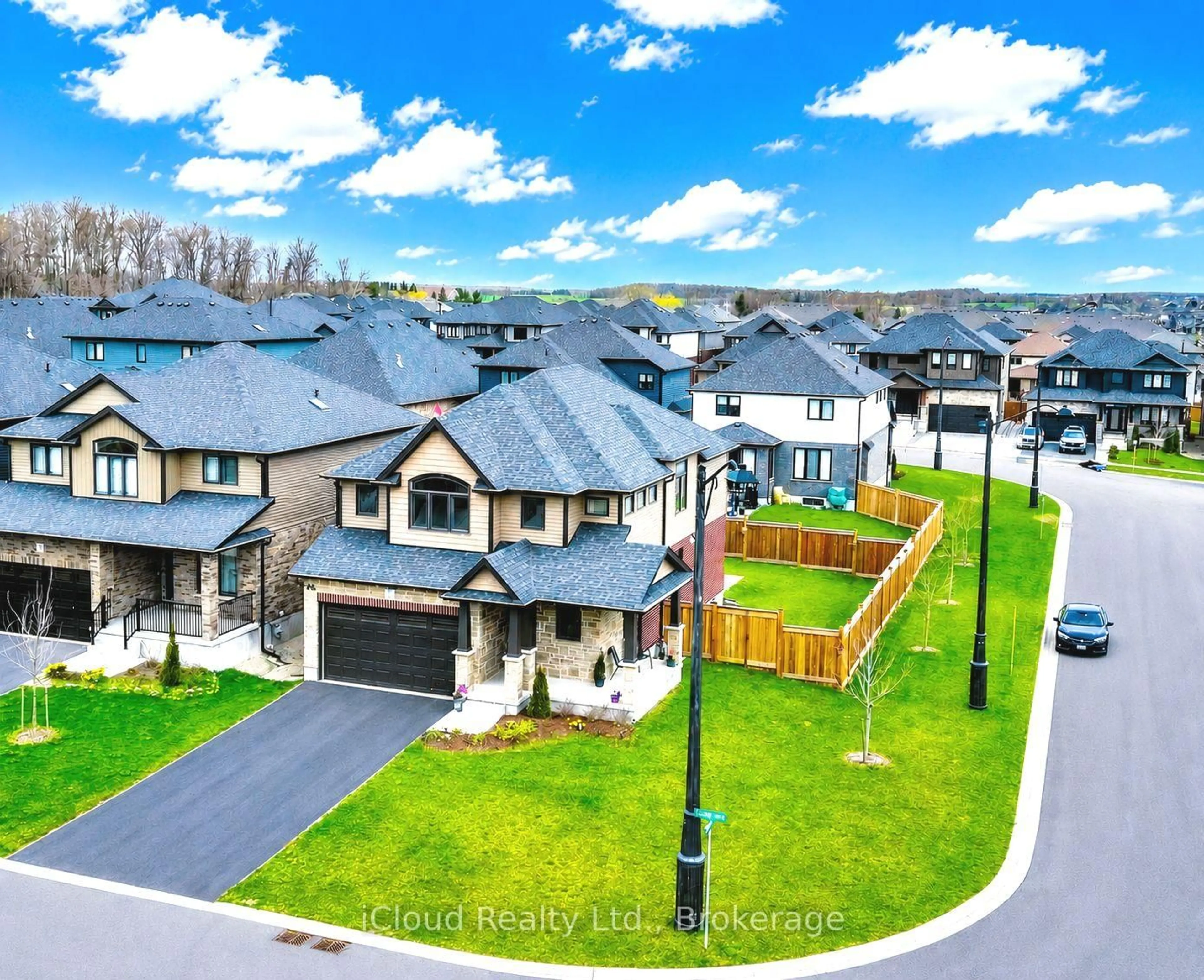 A pic from outside/outdoor area/front of a property/back of a property/a pic from drone, street for 1 Lang Lane, East Luther Grand Valley Ontario L9W 7S7