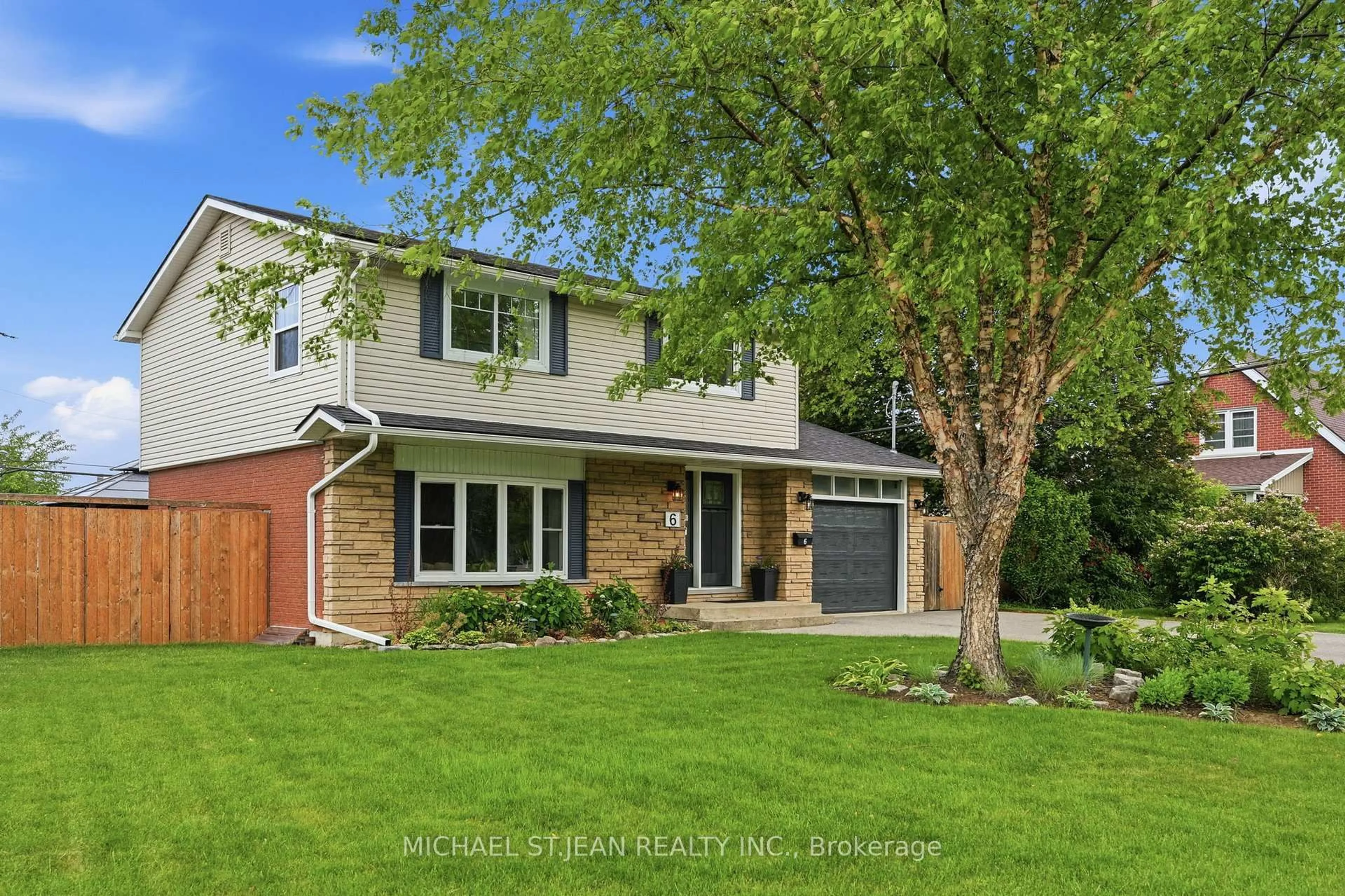 Home with brick exterior material, street for 6 Darlington Dr, Hamilton Ontario L9C 2L7