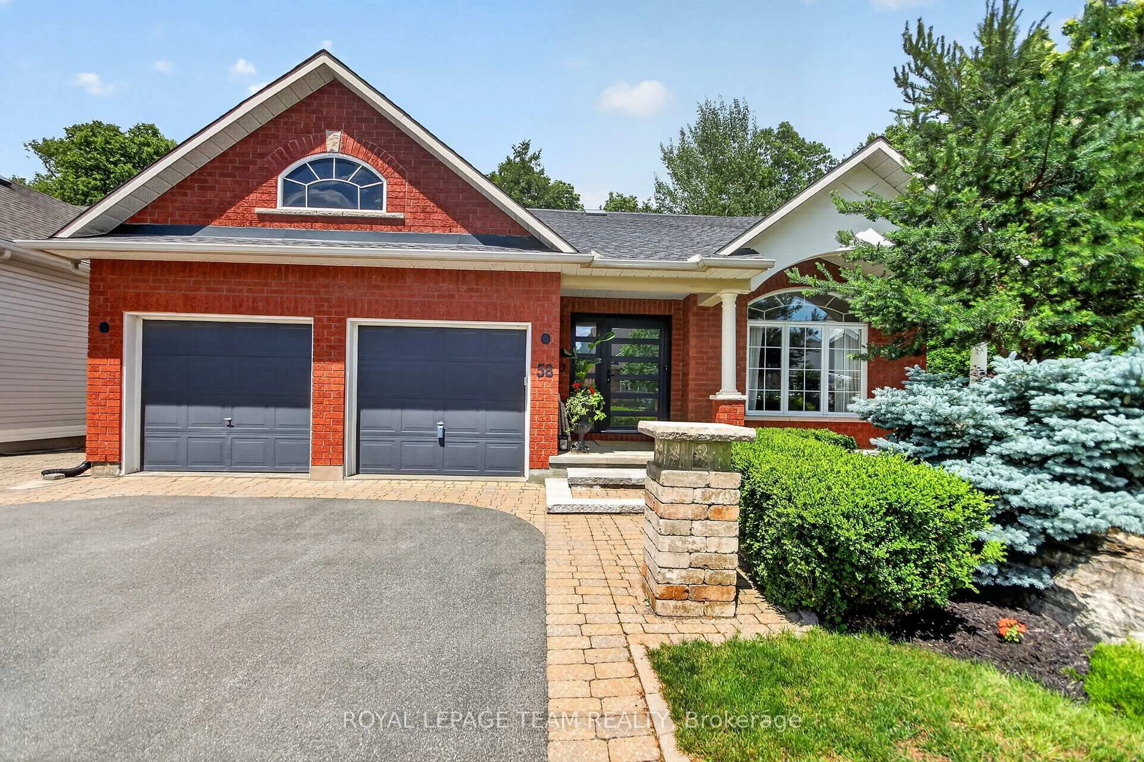 Home with brick exterior material, street for 58 Forest Gate Way, Ottawa Ontario K2G 6P4