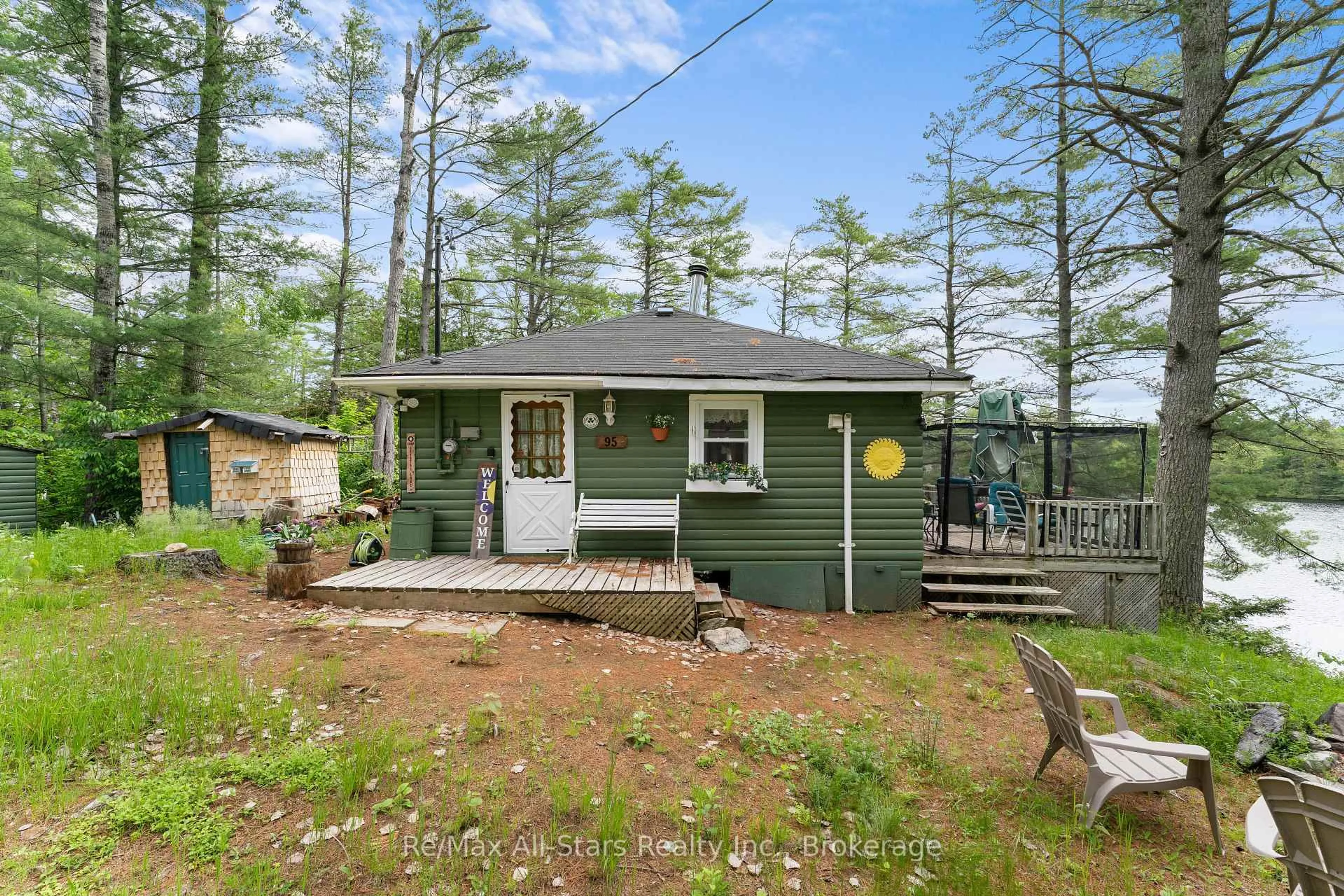 Patio, unknown for 95 West Clear Bay Pt, Trent Lakes Ontario K0M 2A0