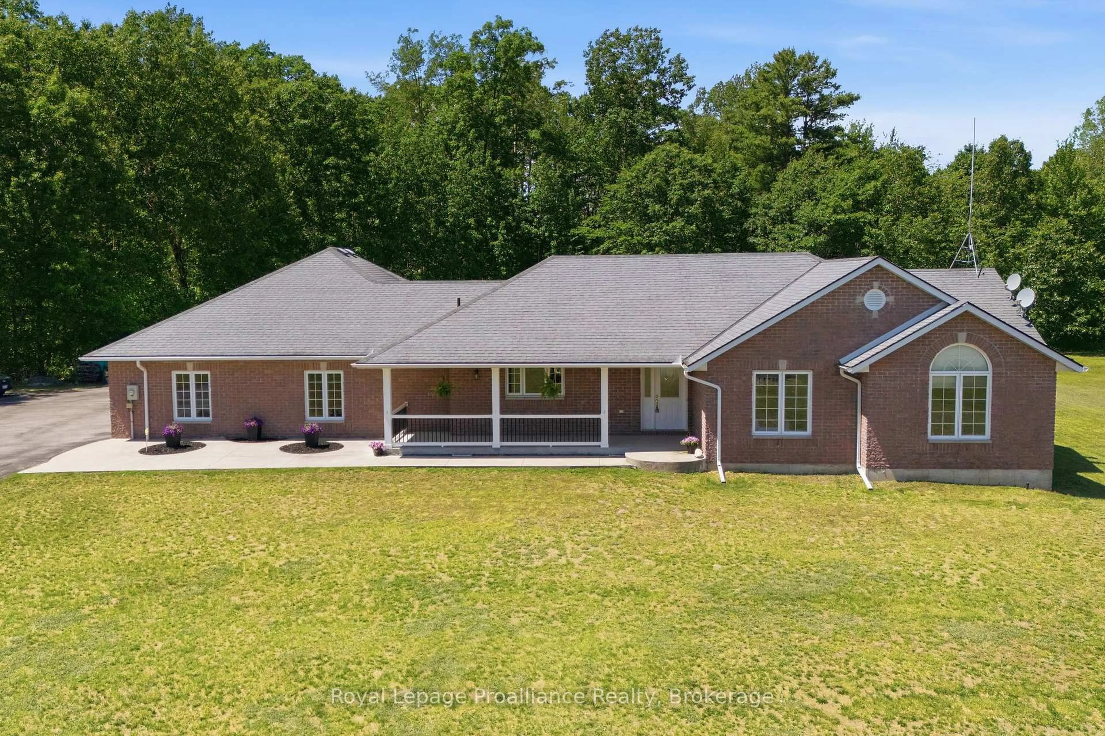 A pic from outside/outdoor area/front of a property/back of a property/a pic from drone, building for 236 Fish & Game Club Rd, Quinte West Ontario K0K 2B0
