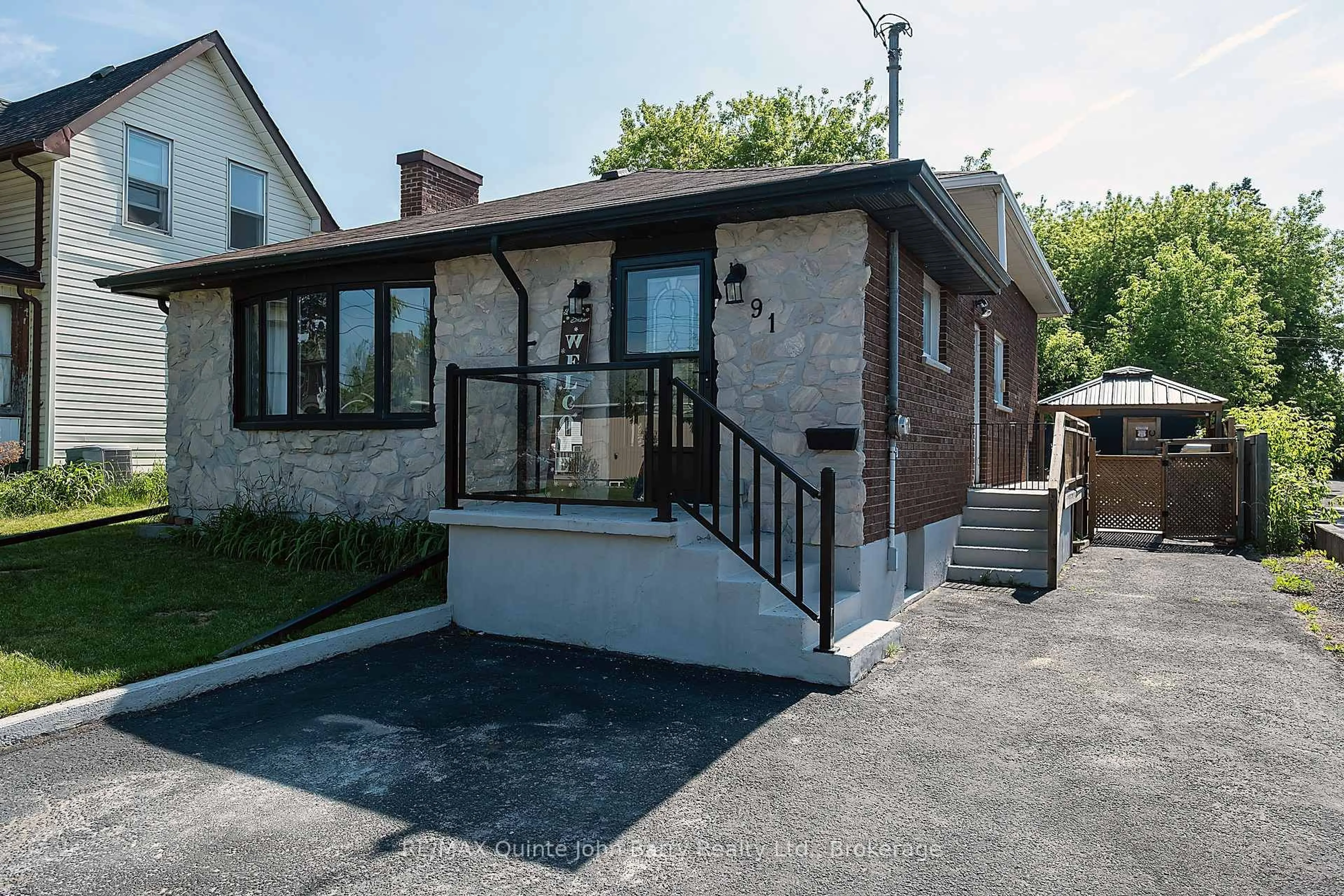 Home with brick exterior material, street for 91 Scott St, Quinte West Ontario K8V 3B5