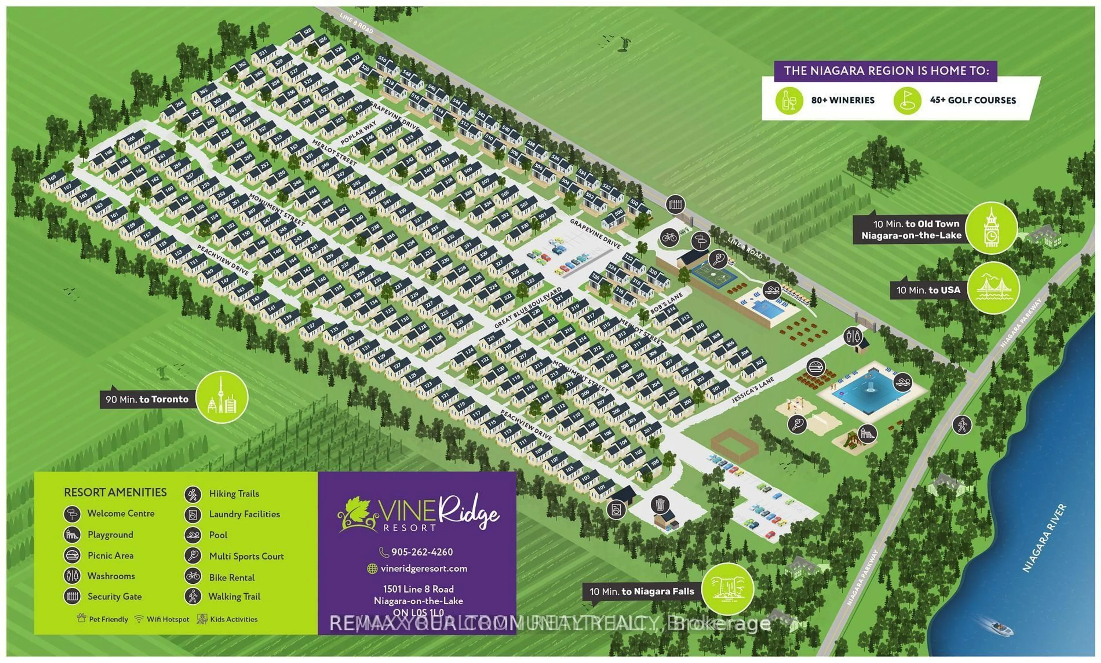 Floor plan for 1501 Line 8 Rd #251, Niagara-on-the-Lake Ontario L0S 1L0