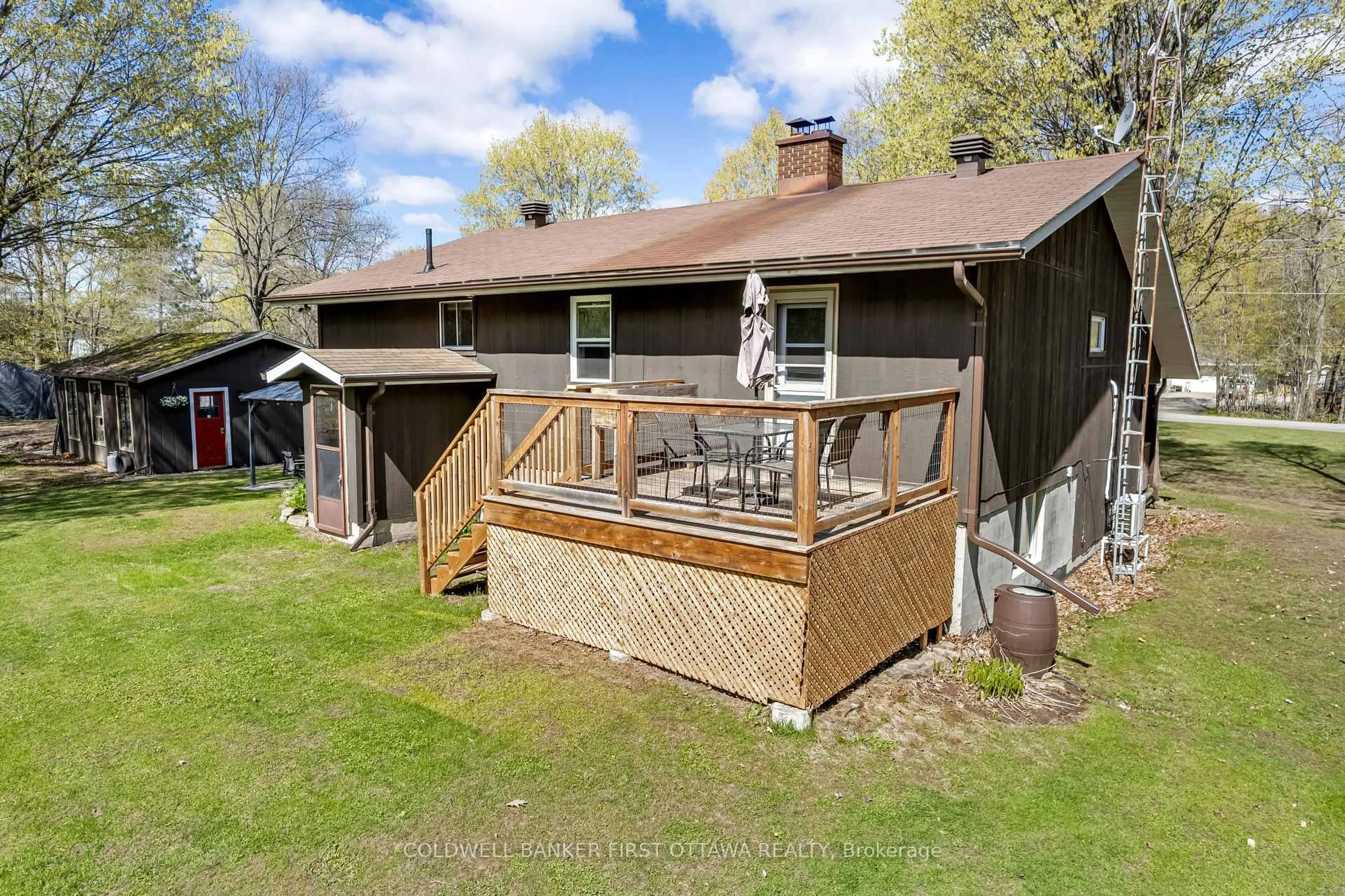 Patio, water/lake/river/ocean view for 3 Tower Rd, Rideau Lakes Ontario K0G 1L0