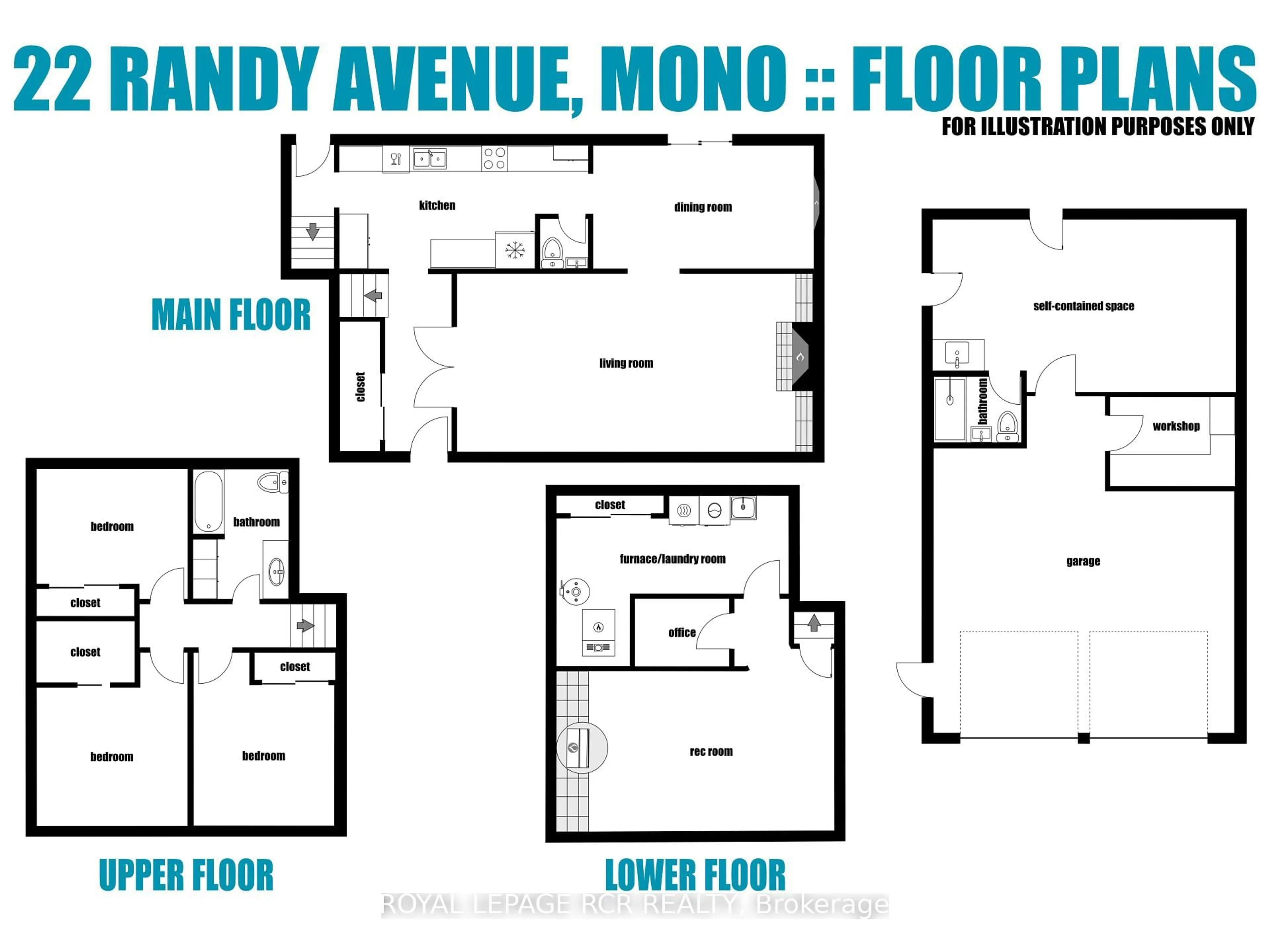Floor plan for 22 Randy Ave, Mono Ontario L9W 2A3