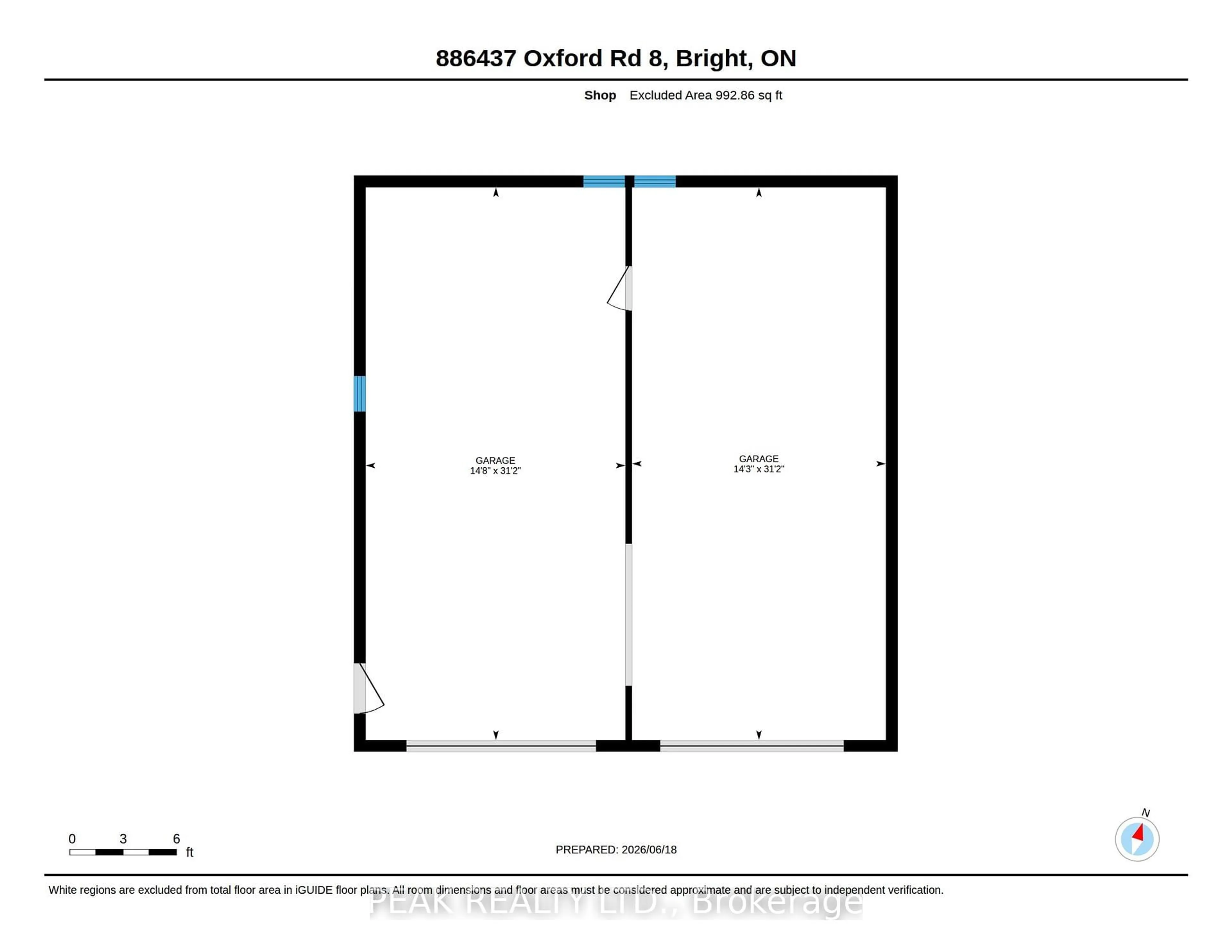 Floor plan for 886495 OXFORD ROAD 8 Rd, Blandford-Blenheim Ontario N0J 1B0