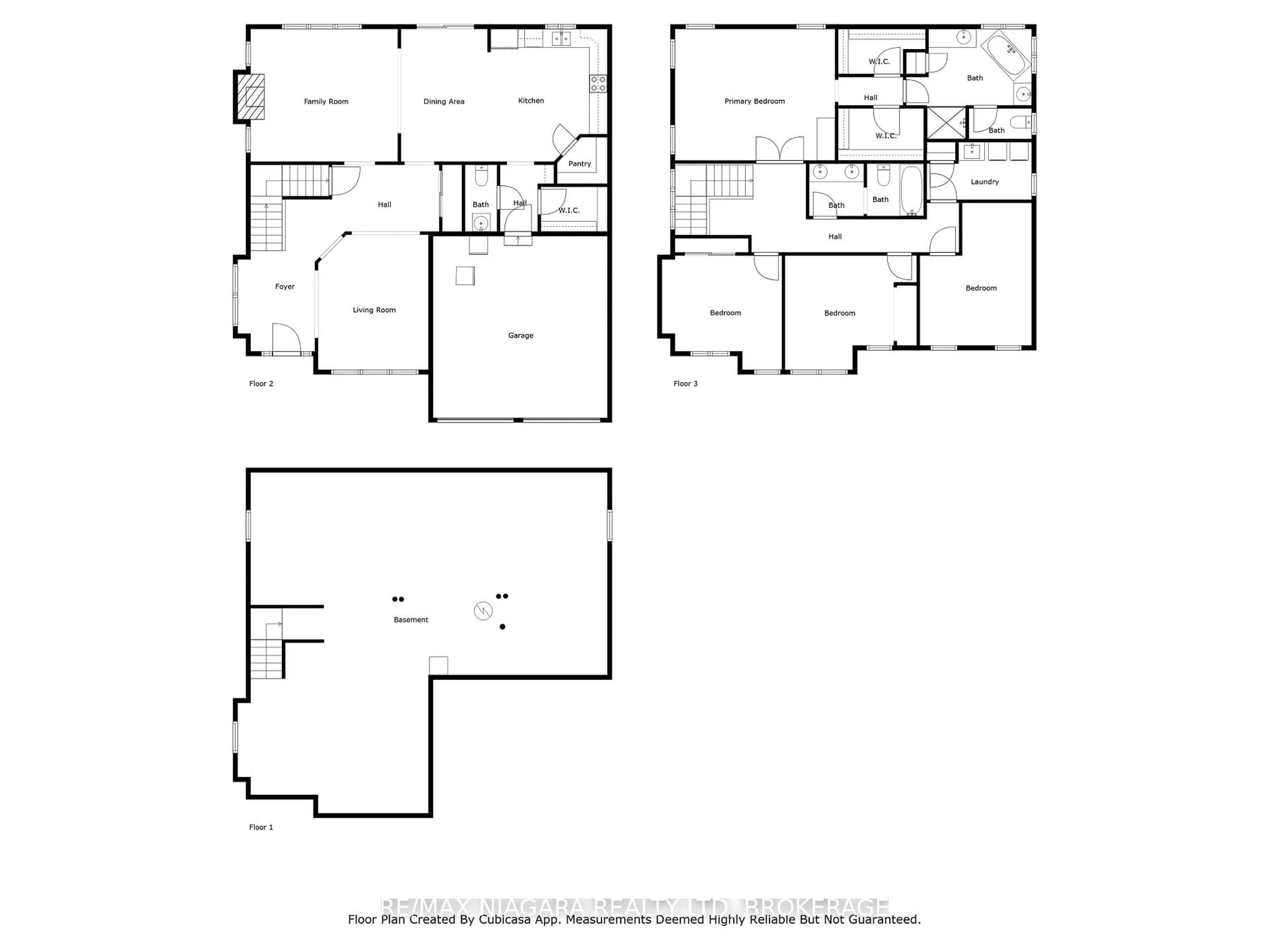 Floor plan for 6212 Sam Iorfida Dr, Niagara Falls Ontario L2G 0C9