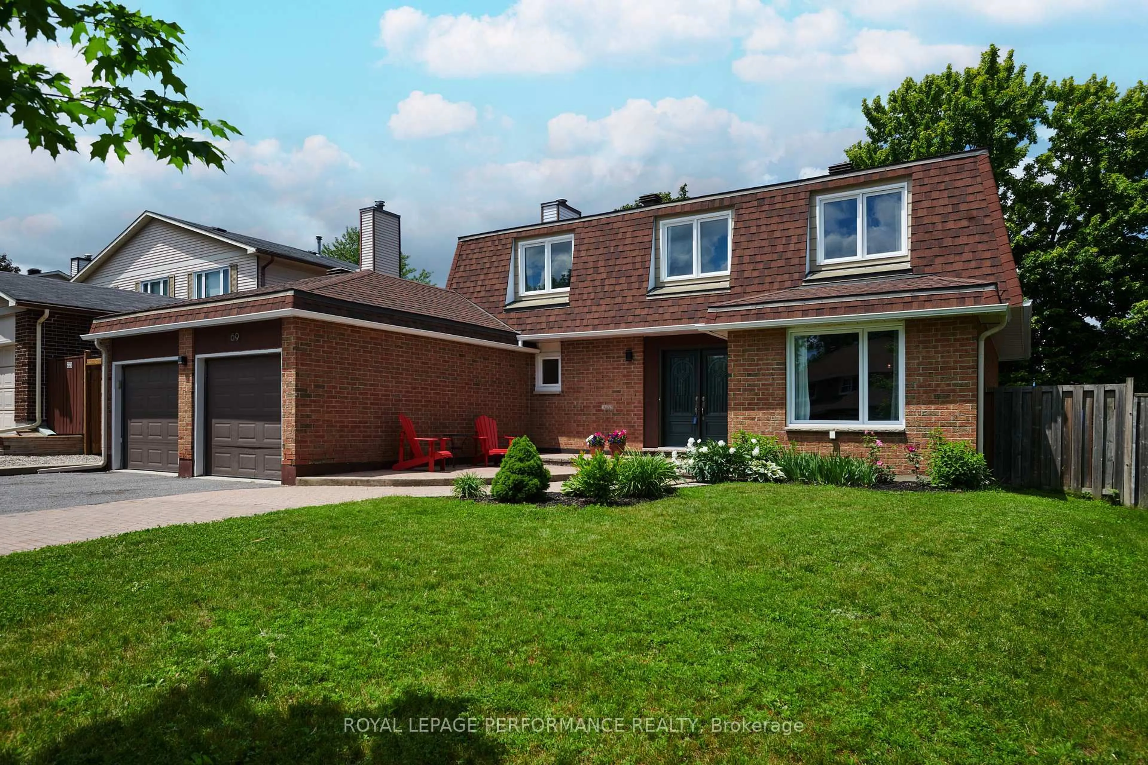 Home with brick exterior material, street for 69 Hawk Cres, Ottawa Ontario K1V 9G8