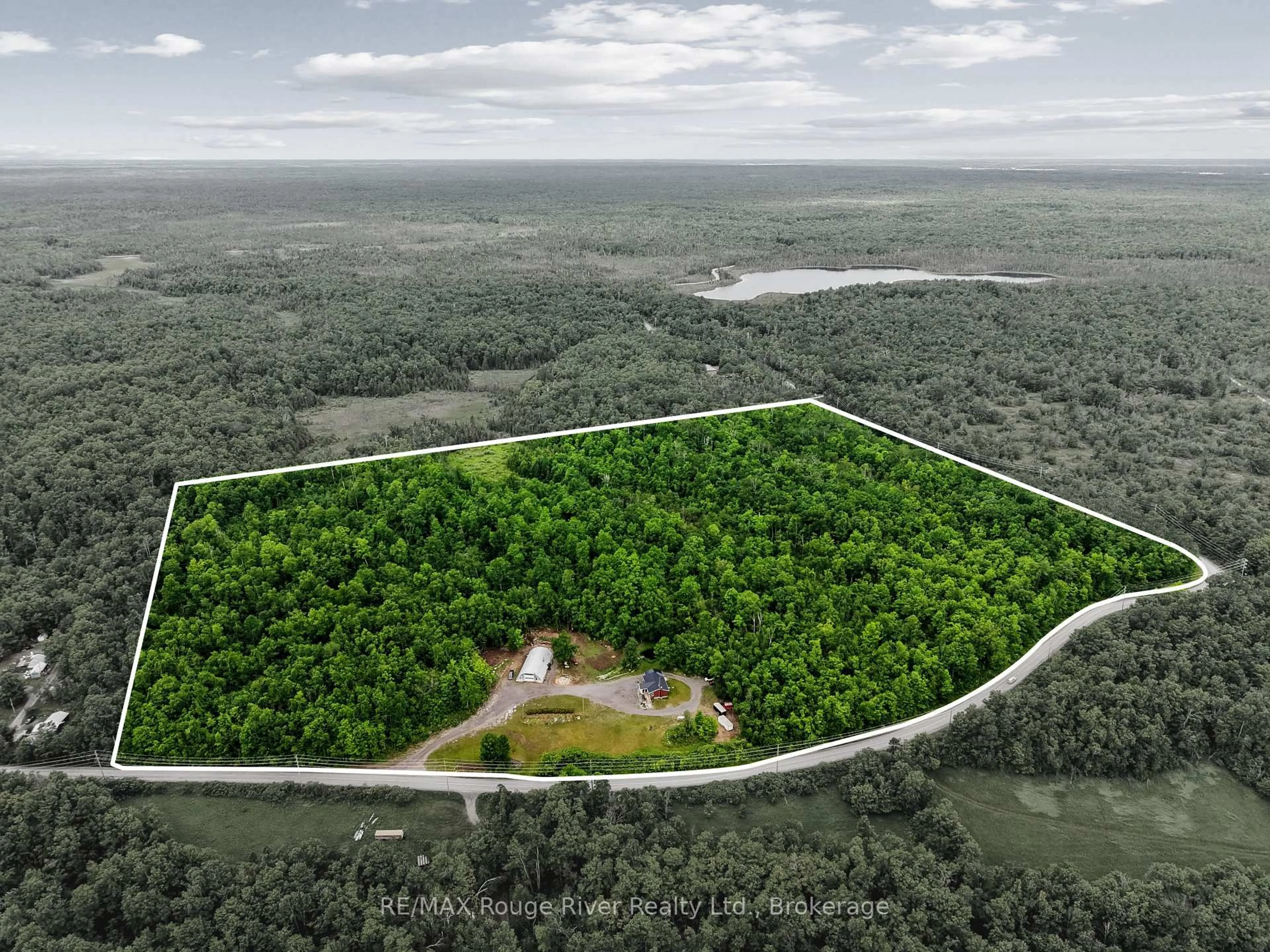 A pic from outside/outdoor area/front of a property/back of a property/a pic from drone, forest/trees view for 559 County Road 47 Rd, Havelock-Belmont-Methuen Ontario K0L 1Z0