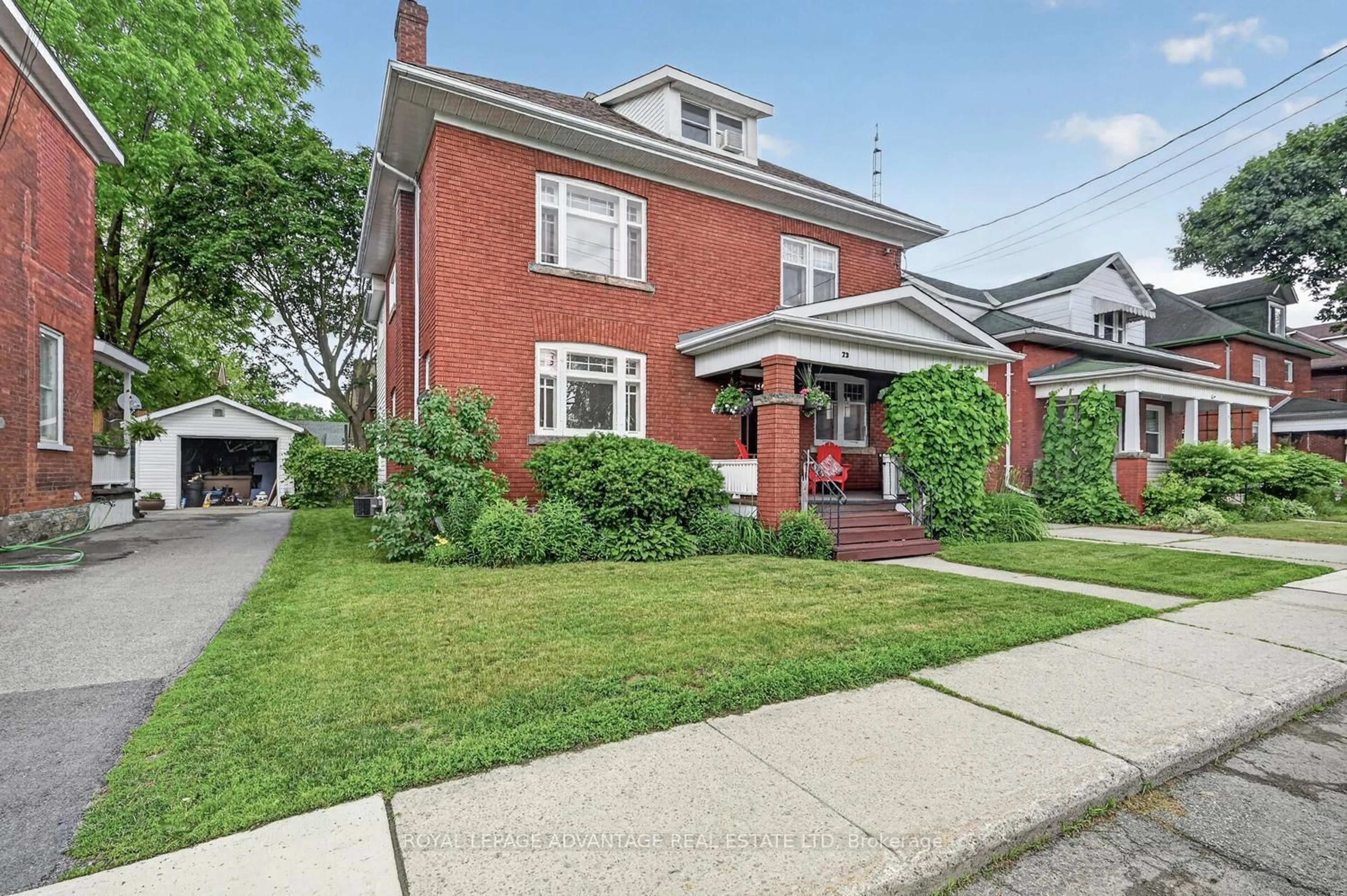 Home with brick exterior material, street for 73 MCGILL St, Smiths Falls Ontario K7A 2K1