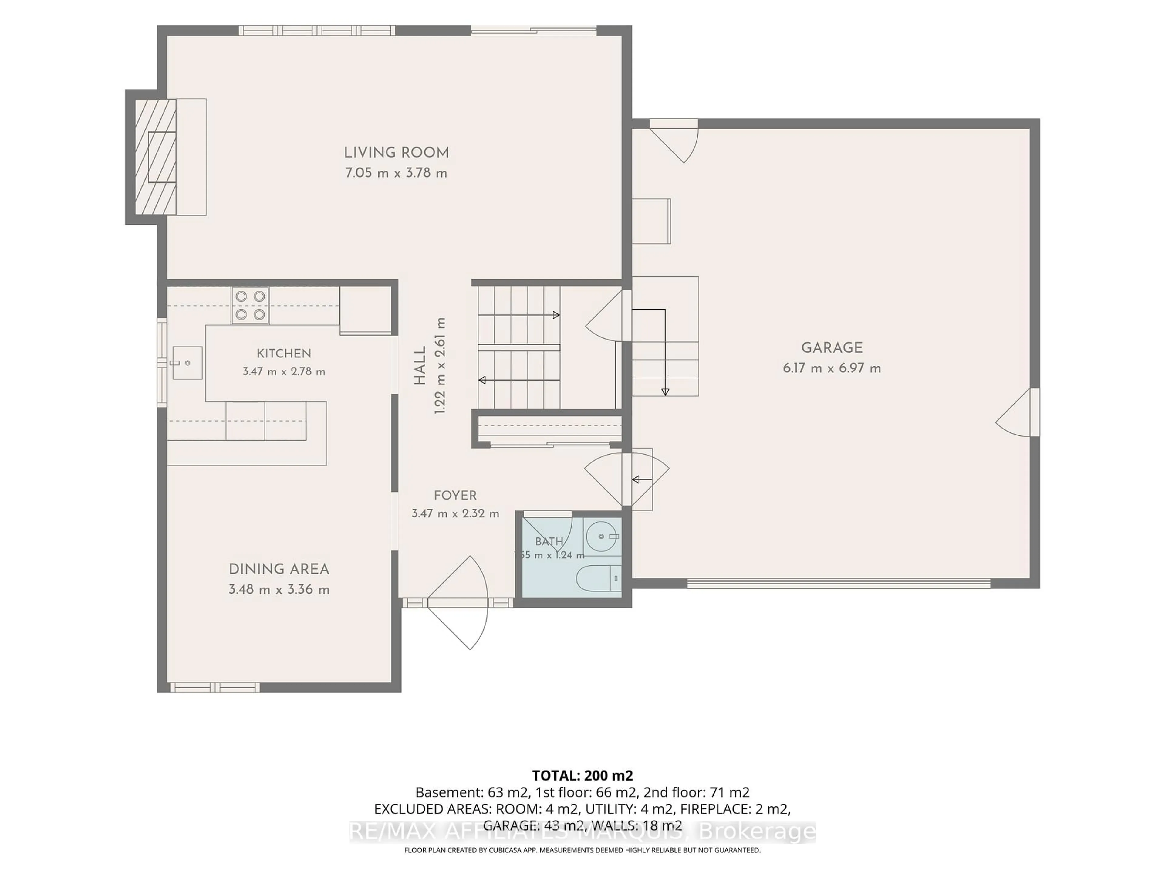 Floor plan for 15 Glenview Cres, Perth Ontario K7H 2L1