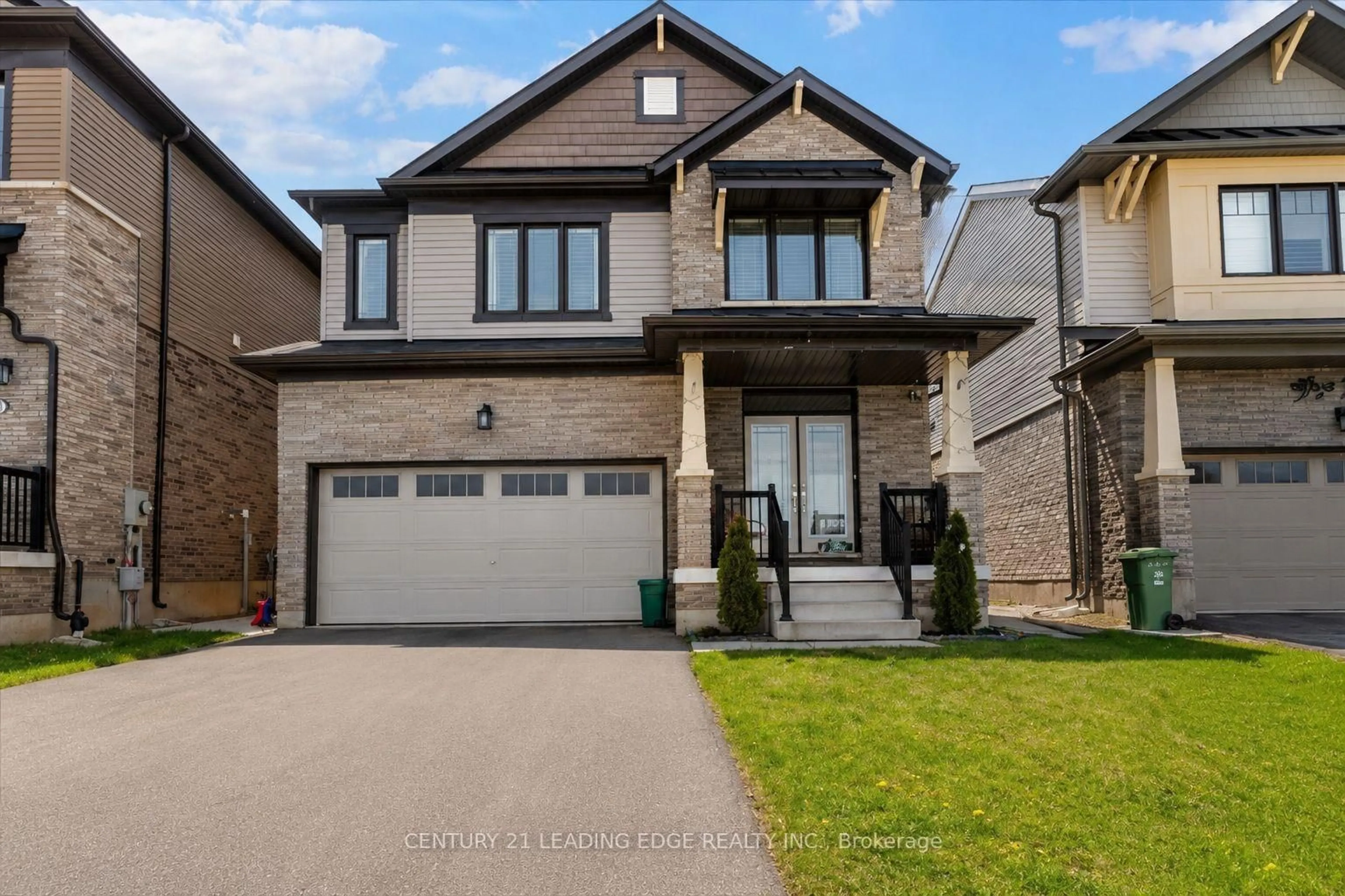 Home with brick exterior material, street for 35 Royal Coachman Way, Hamilton Ontario L8J 0M2