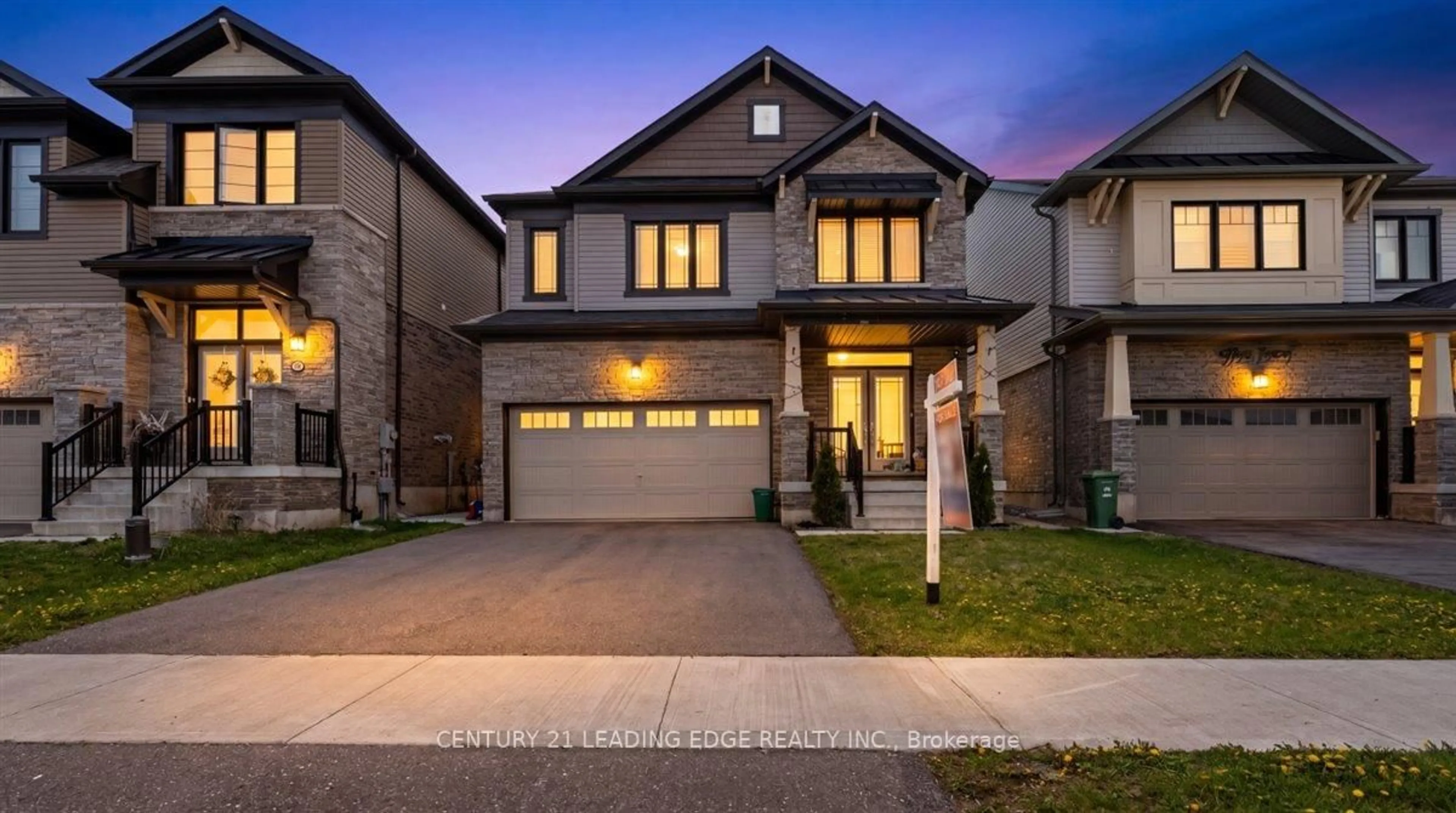 Home with brick exterior material, street for 35 Royal Coachman Way, Hamilton Ontario L8J 0M2
