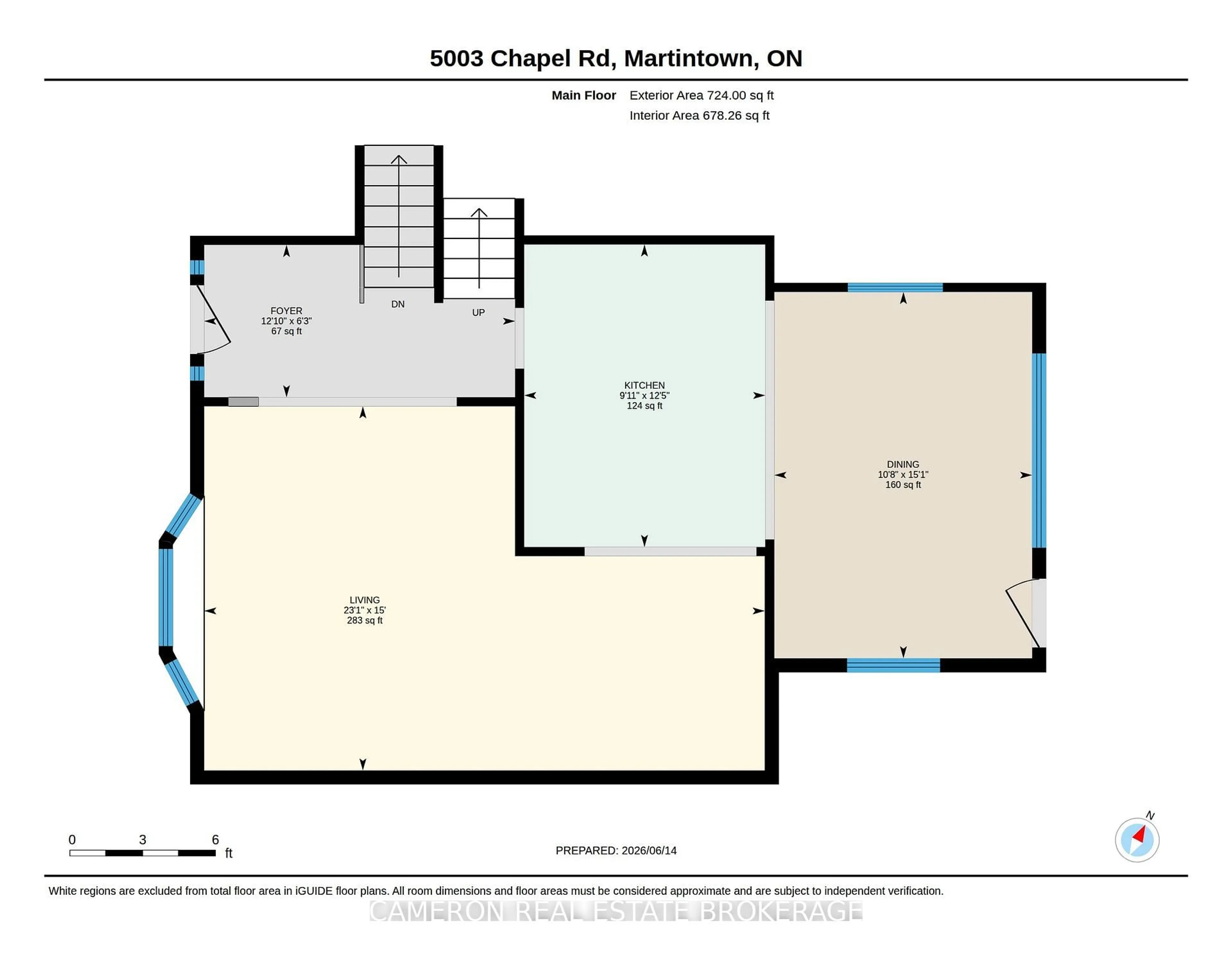 Floor plan for 5003 Chapel Rd, South Glengarry Ontario K0C 1S0