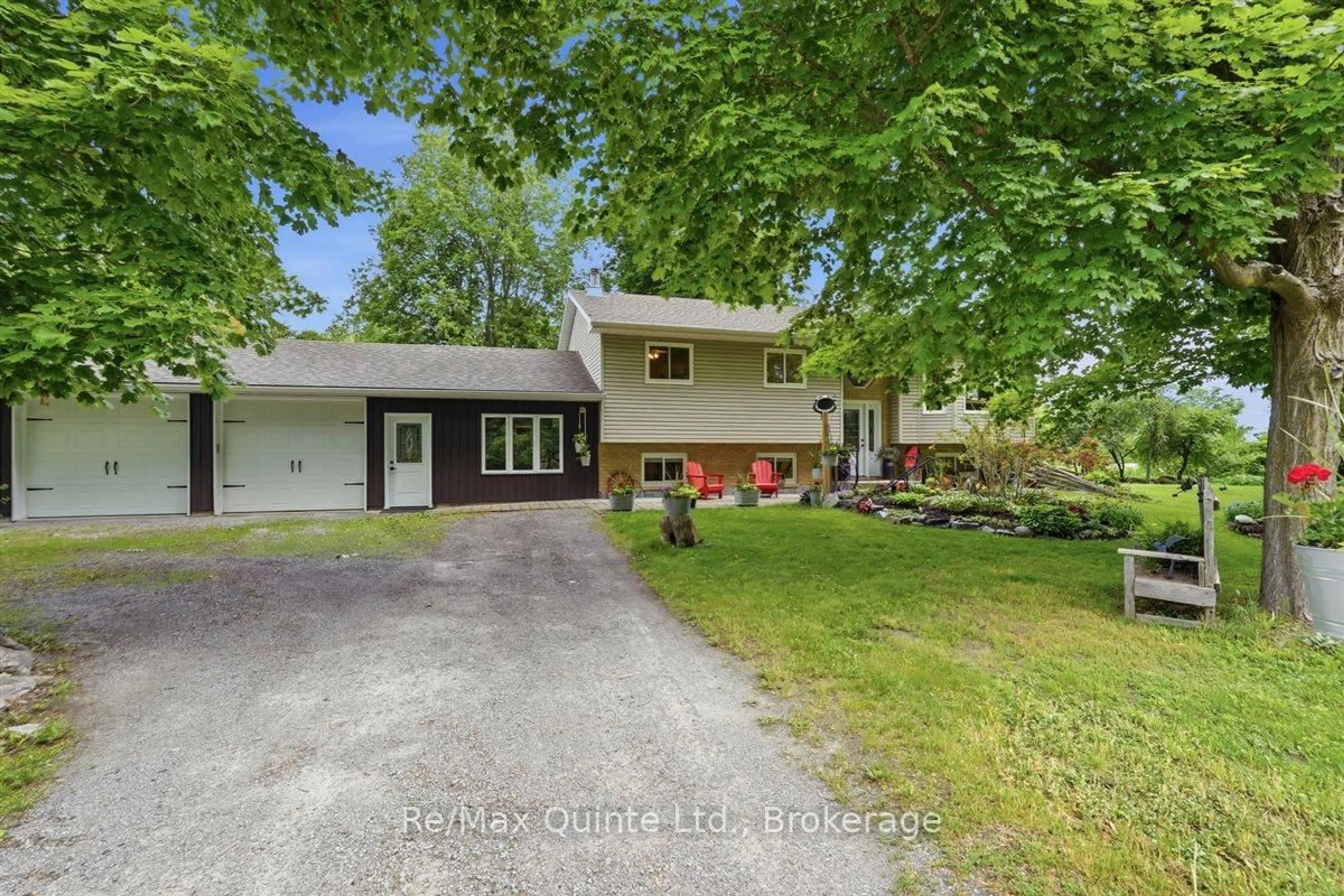 A pic from outside/outdoor area/front of a property/back of a property/a pic from drone, street for 608 Harrington Rd, Hastings Ontario K0K 2C0