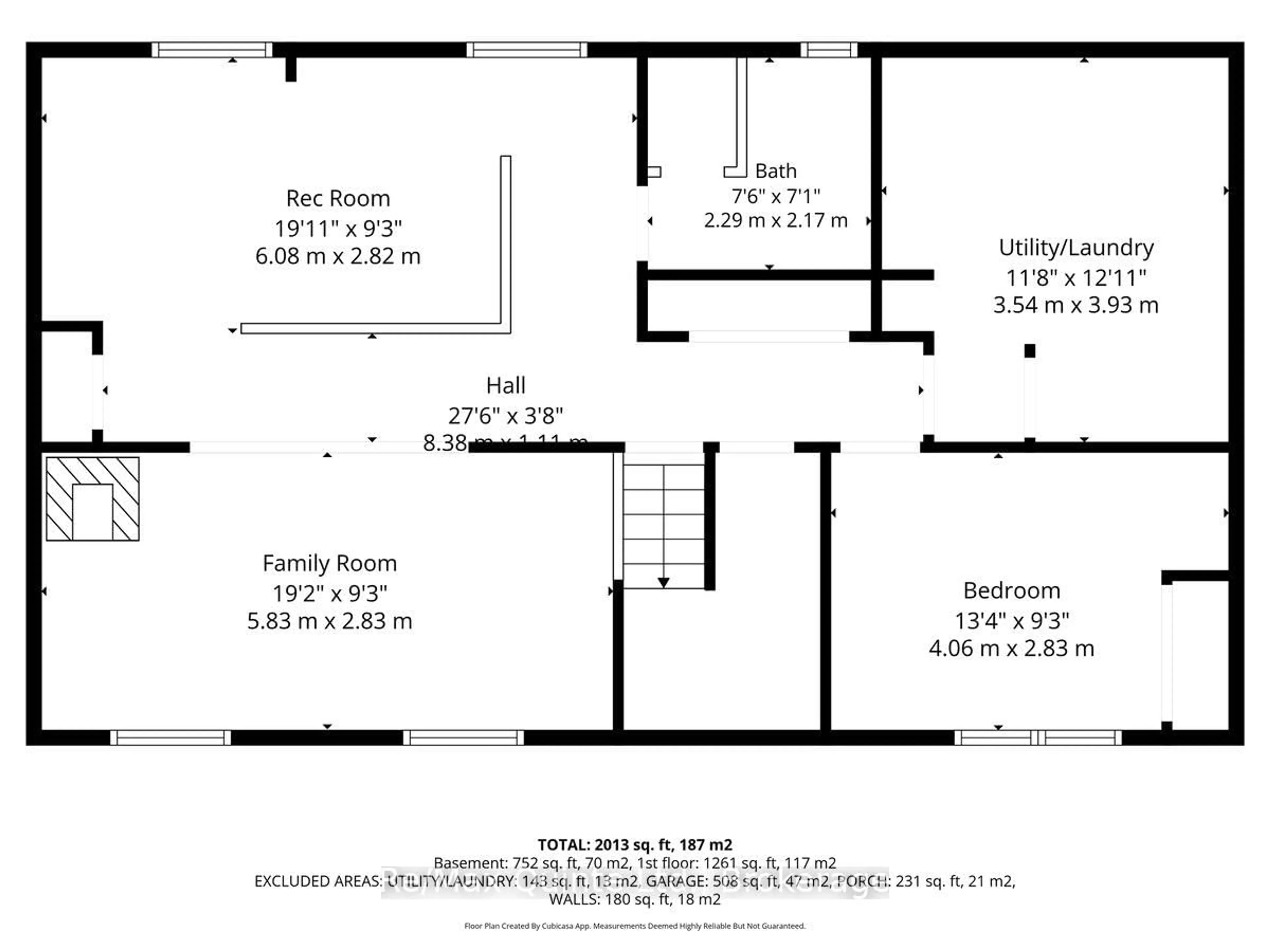 Floor plan for 608 Harrington Rd, Hastings Ontario K0K 2C0