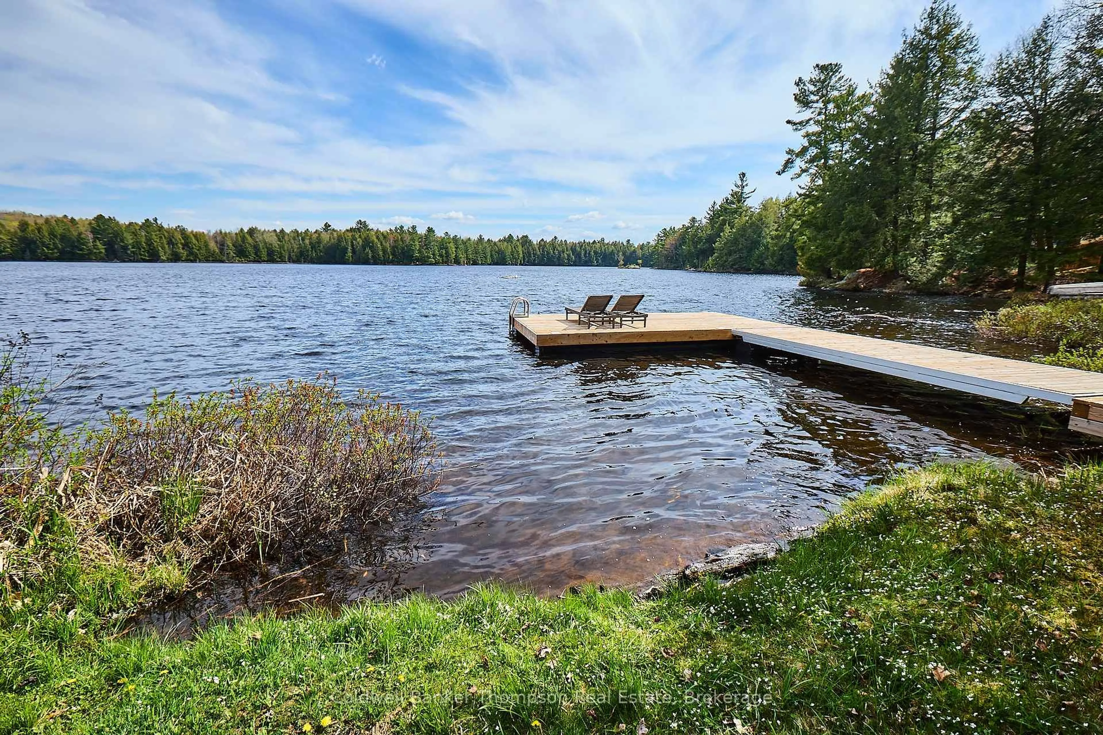 Patio, water/lake/river/ocean view for 299 Pine Ridge Rd, Huntsville Ontario P1H 1J3