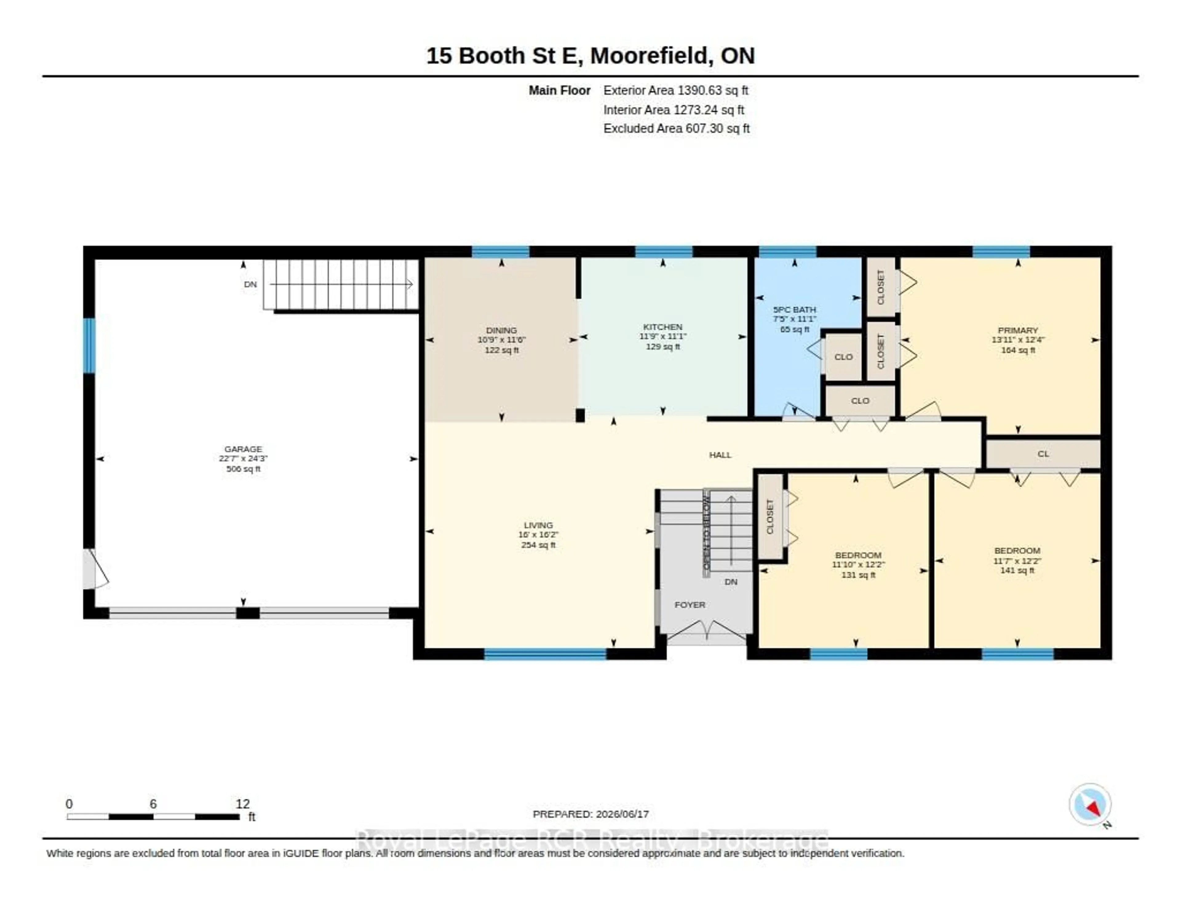Floor plan for 15 Booth St, Mapleton Ontario N0G 2K0