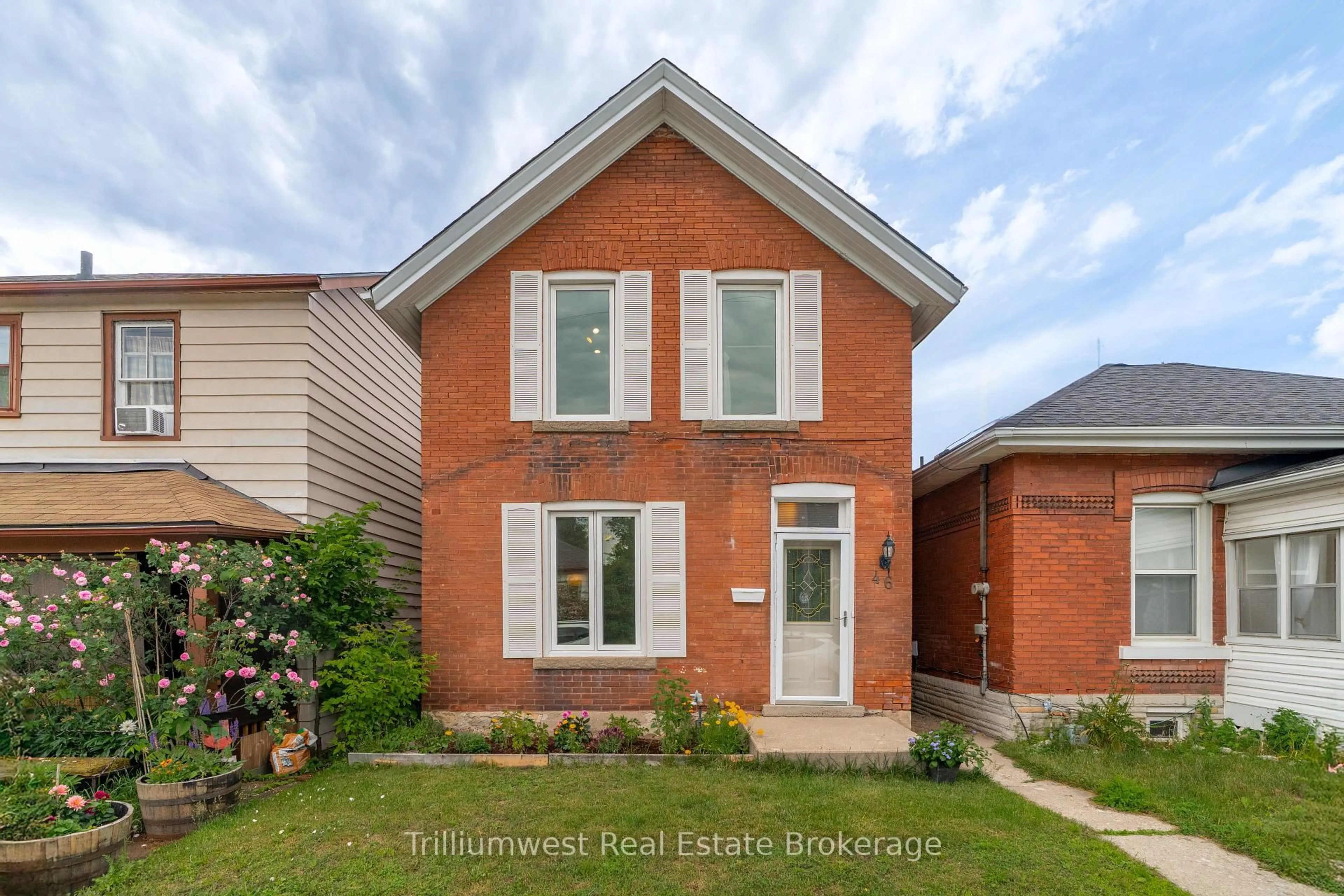 Home with brick exterior material, street for 46 Manitoba St, Guelph Ontario N1E 3B9