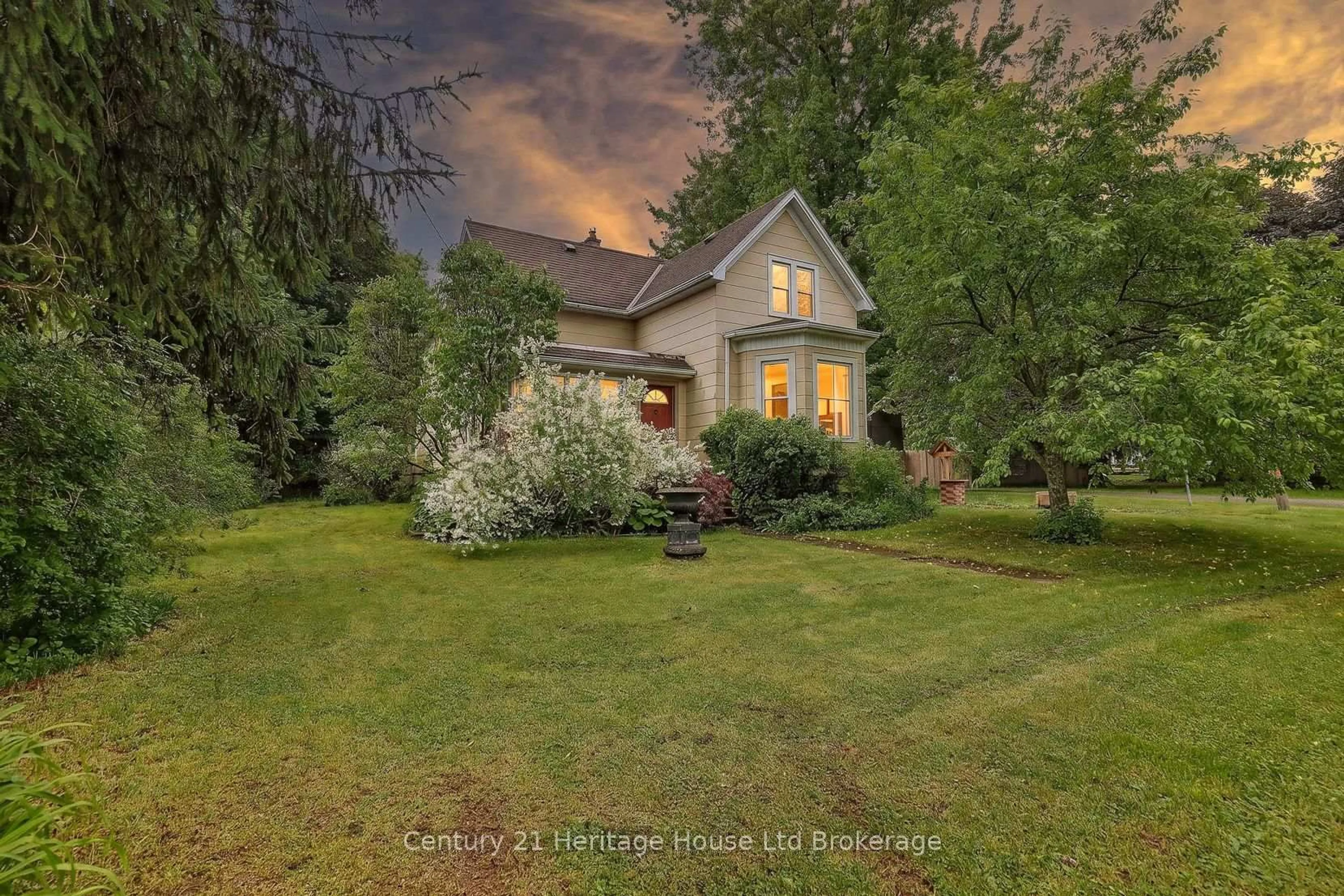 A pic from outside/outdoor area/front of a property/back of a property/a pic from drone, street for 6998 Church St, West Perth Ontario N0K 1Y0