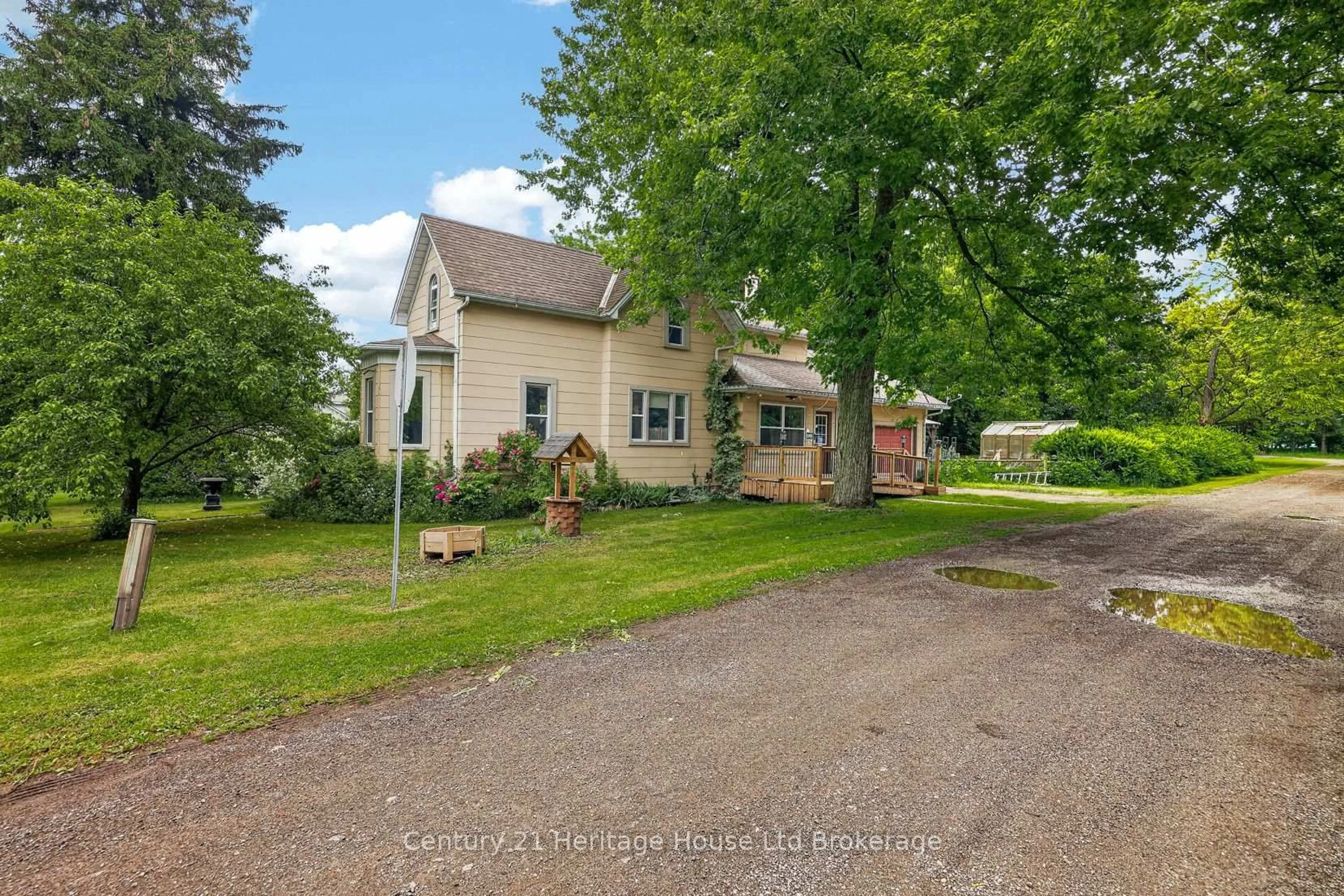 A pic from outside/outdoor area/front of a property/back of a property/a pic from drone, street for 6998 Church St, West Perth Ontario N0K 1Y0
