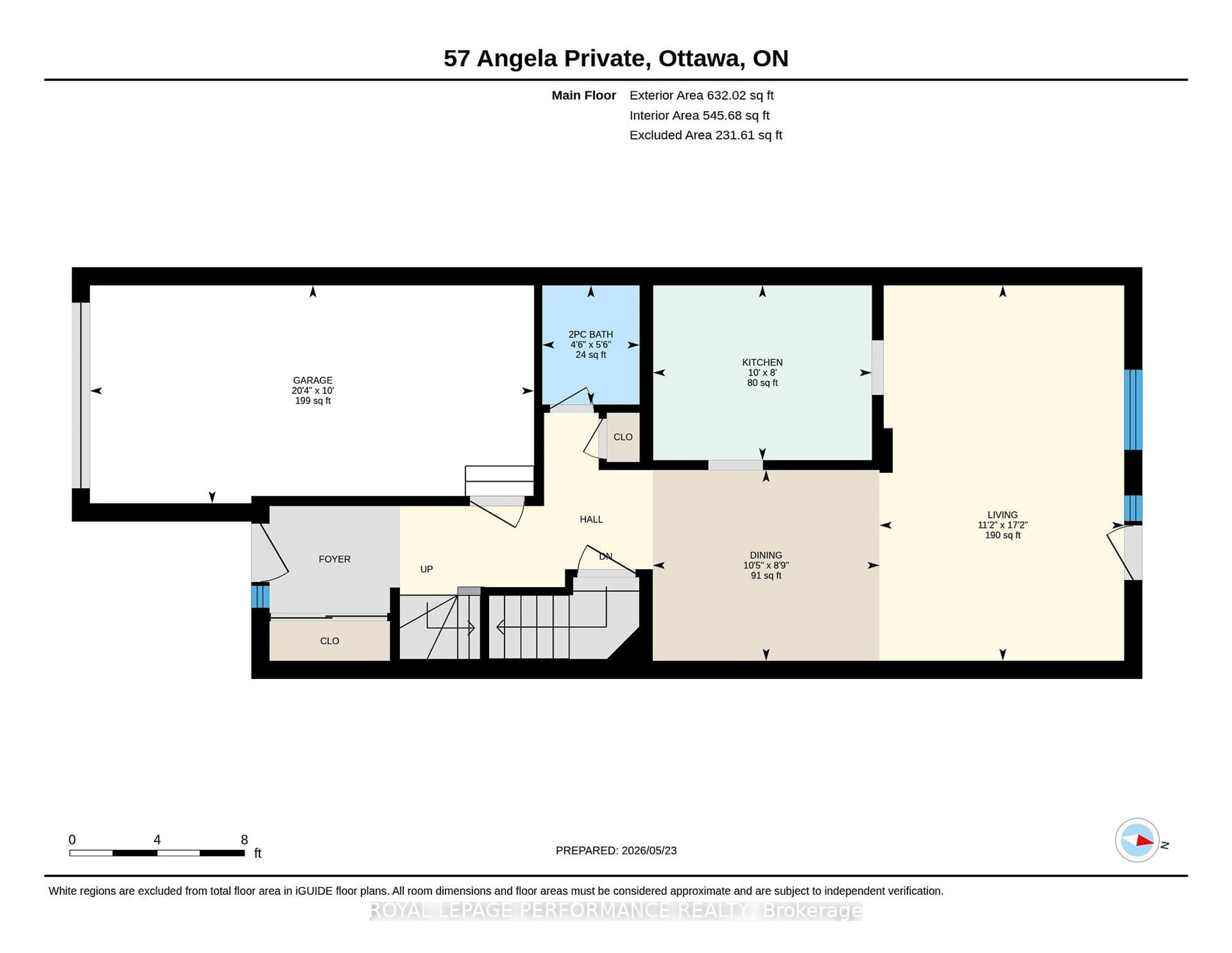 Floor plan for 57 Angela Private #26, Ottawa Ontario K1V 0E7