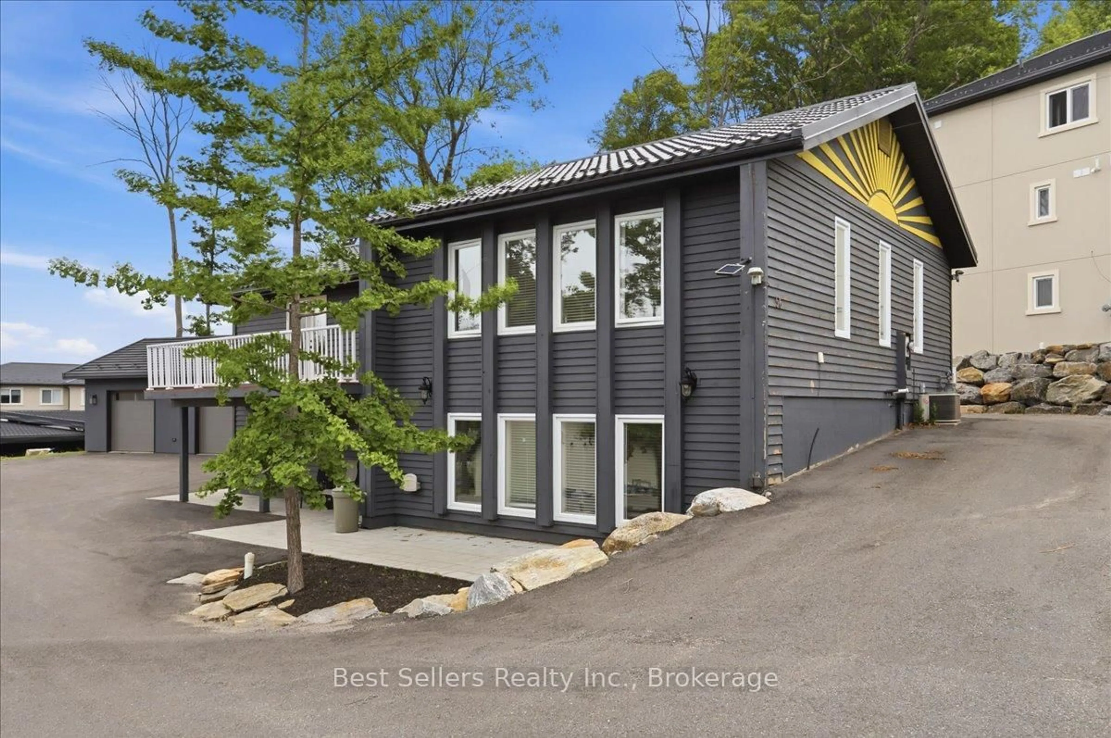 Home with vinyl exterior material, street for 56 Florence St, Huntsville Ontario P1H 1V5