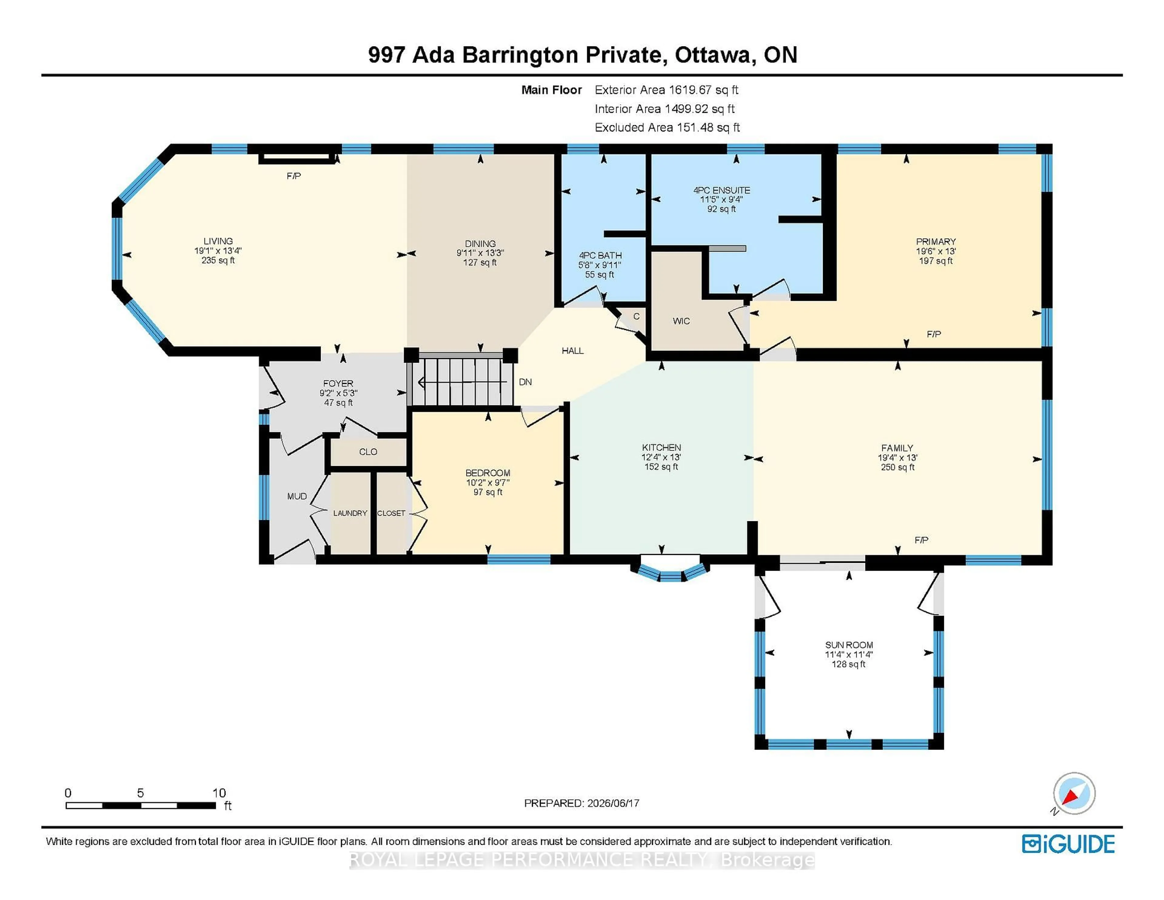 Floor plan for 997 Ada Barrington Private, Ottawa Ontario K4P 0A7