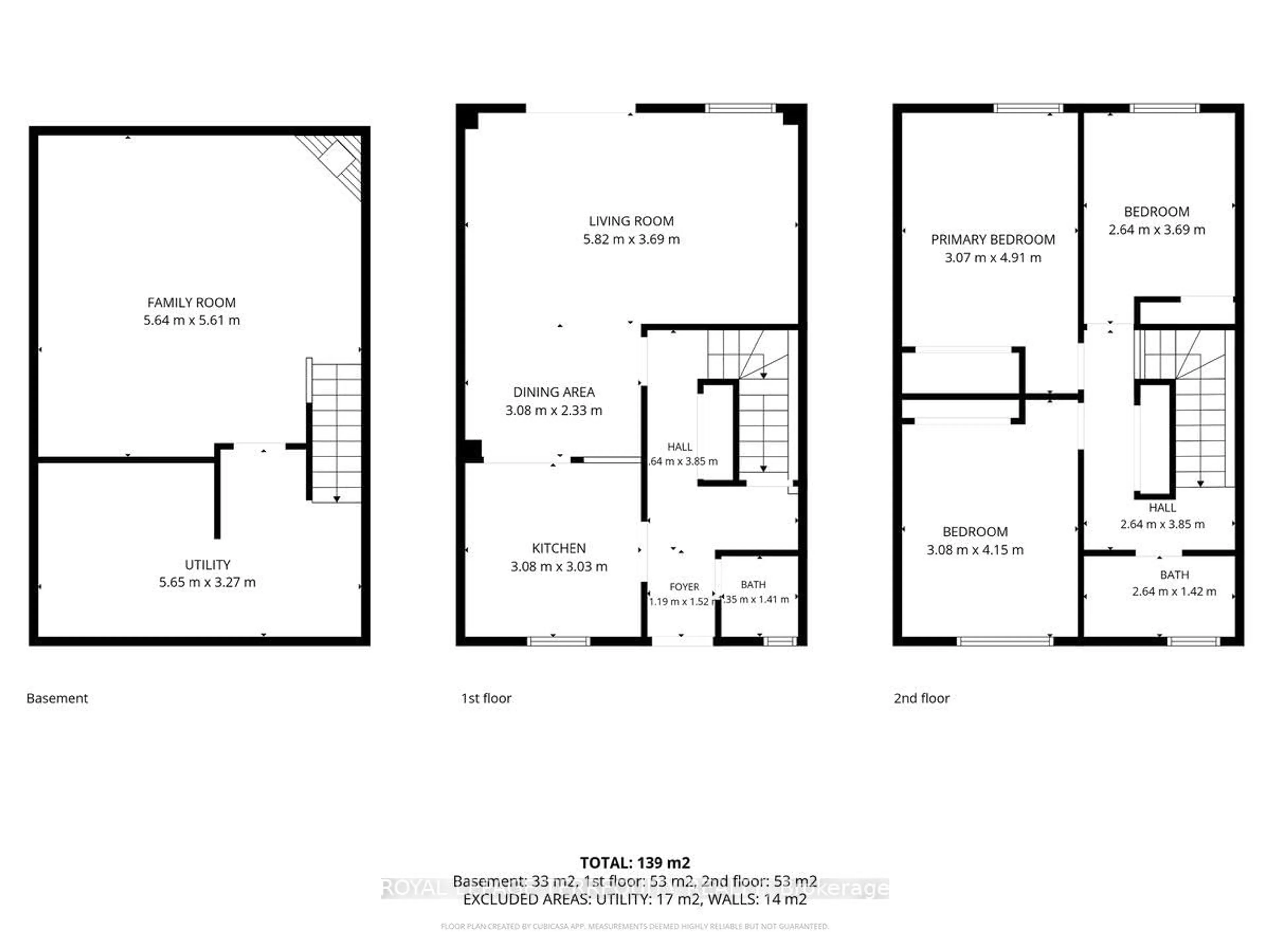 Floor plan for 175 Siebert Ave #1, Kitchener Ontario N2C 2M1