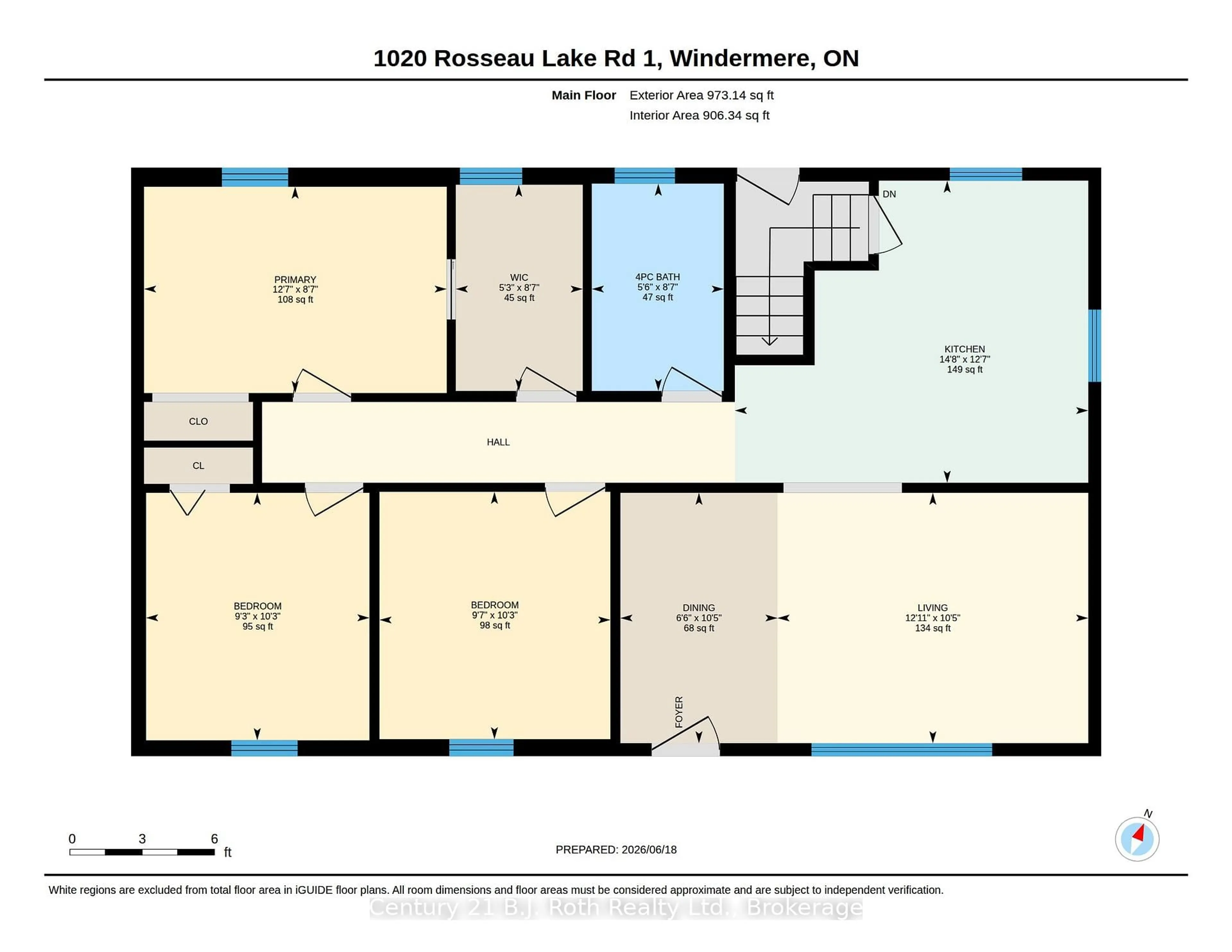 Floor plan for 1020 Rosseau Lake Road 1, Muskoka Lakes Ontario P0B 1P0