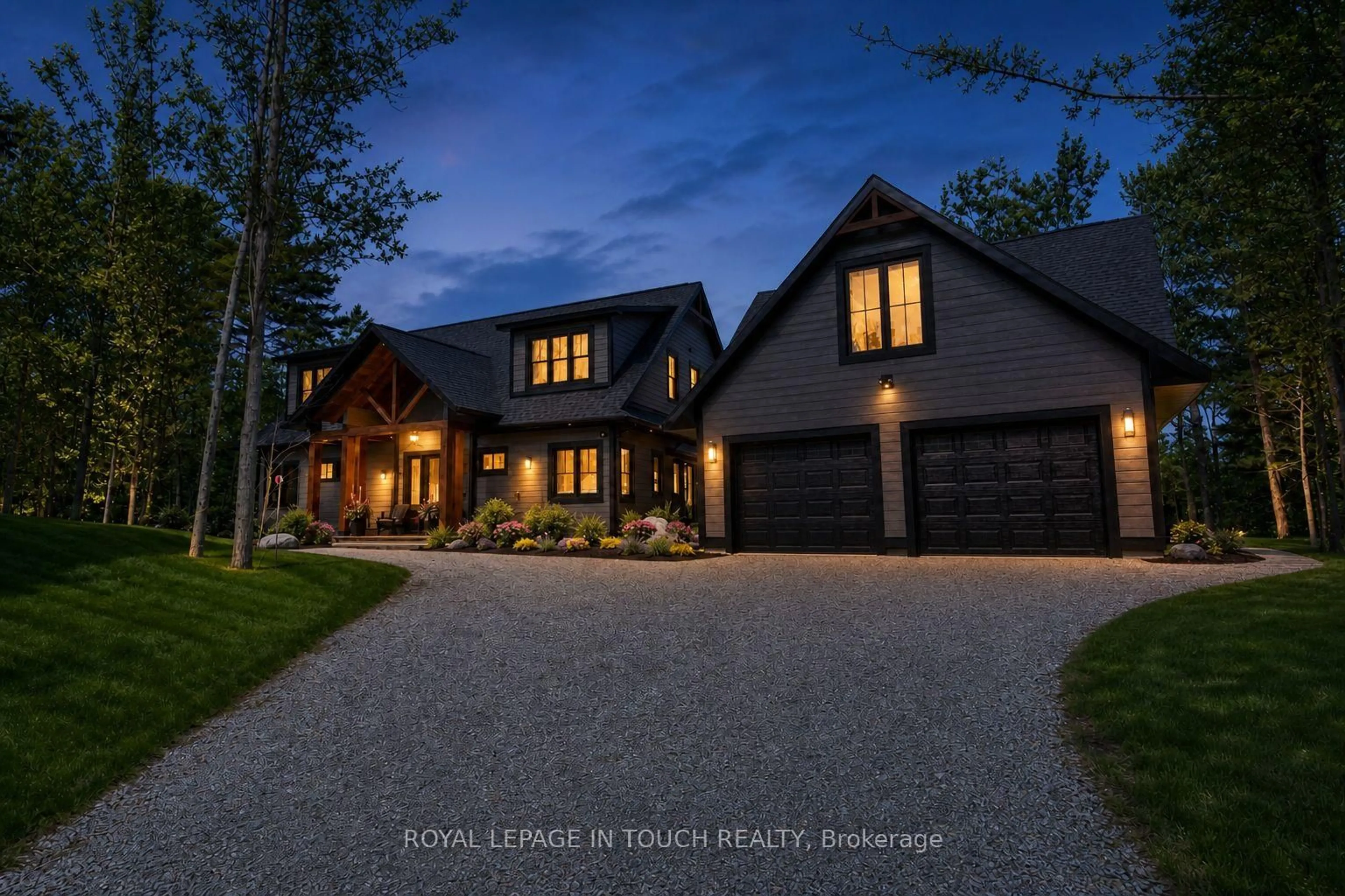 Home with brick exterior material, street for 93 Woodland Tr, Georgian Bay Ontario L0K 1S0