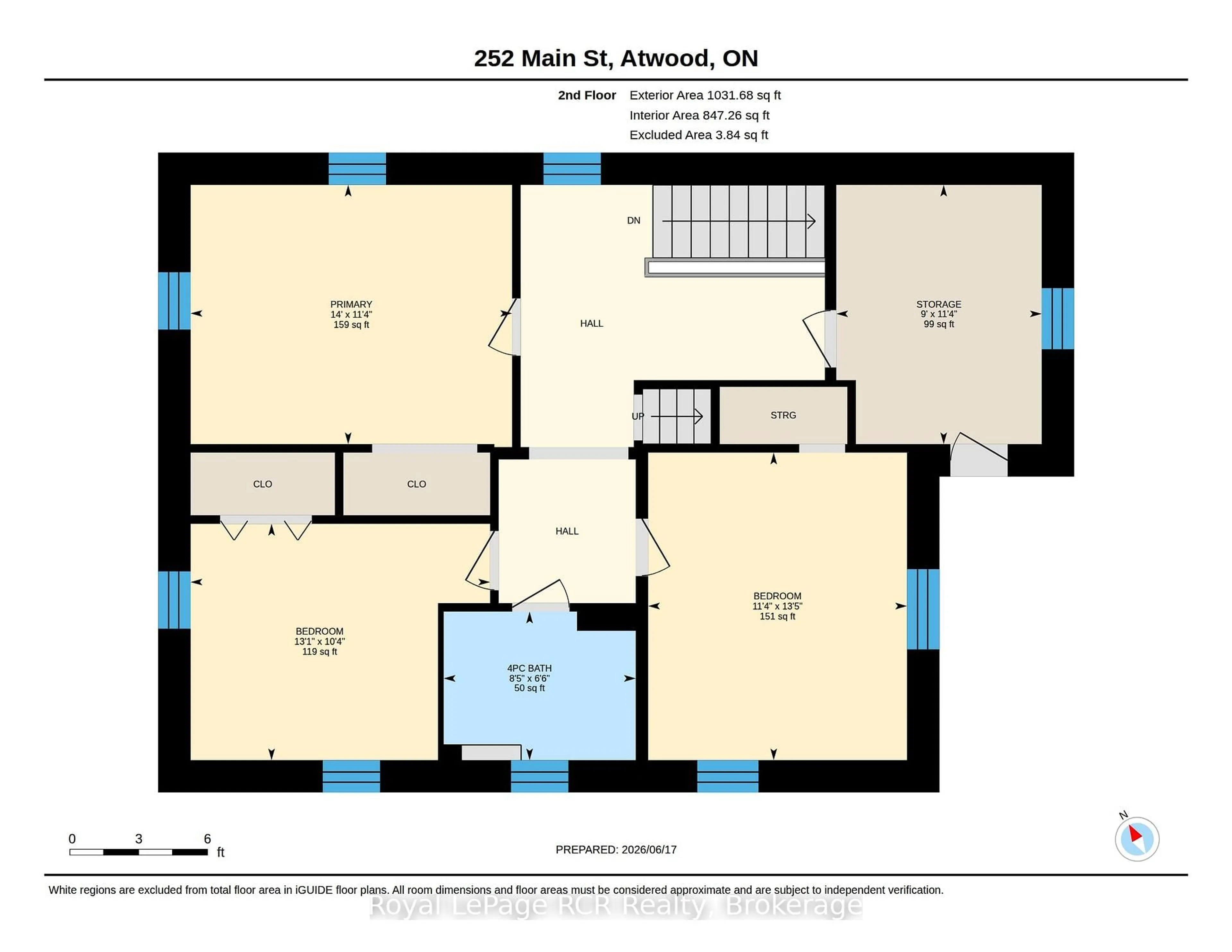 Floor plan for 252 Main St, North Perth Ontario N0G 1B0