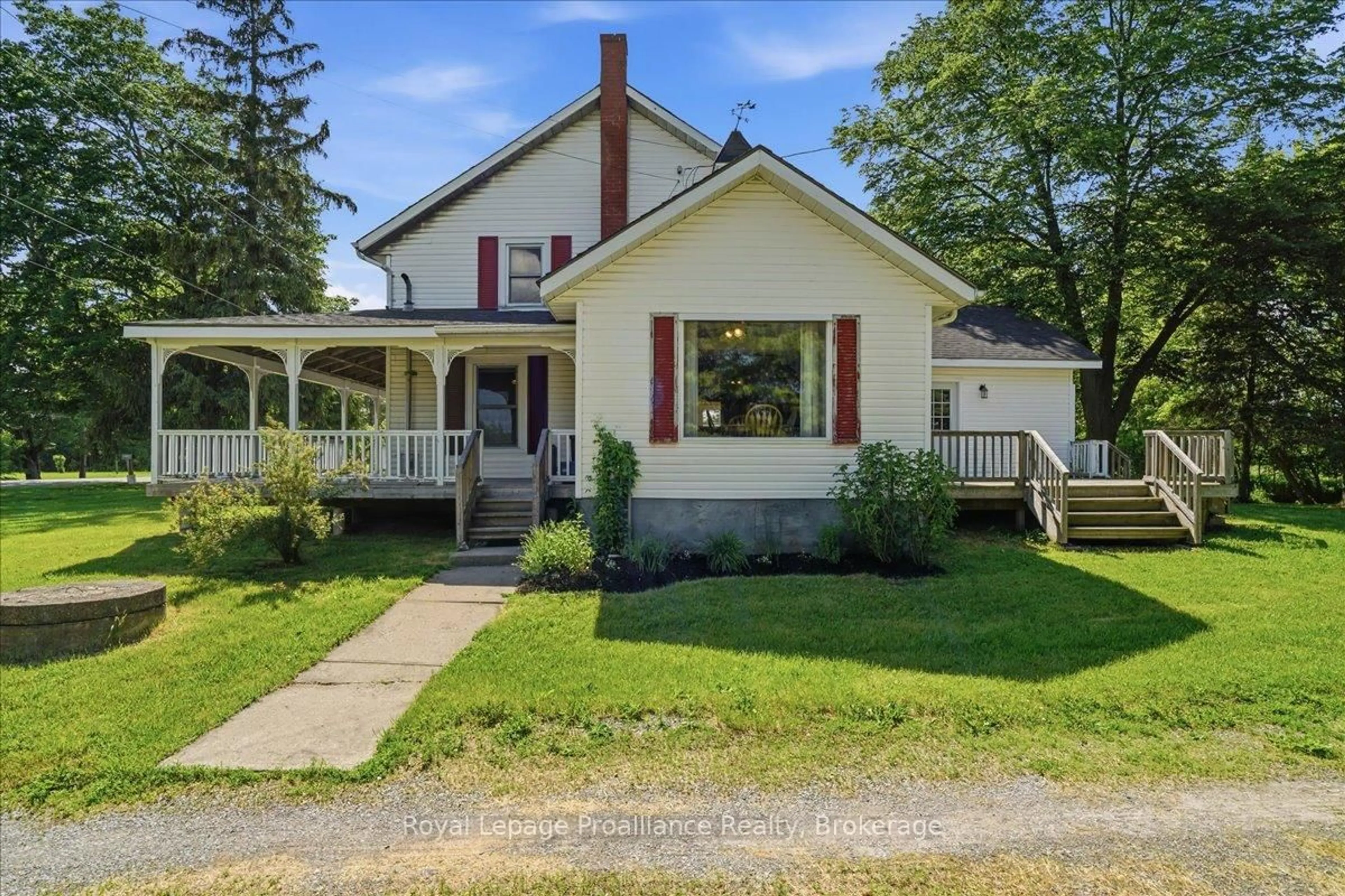 Home with vinyl exterior material, street for 1710 Old Wooler Rd, Quinte West Ontario K0K 3M0