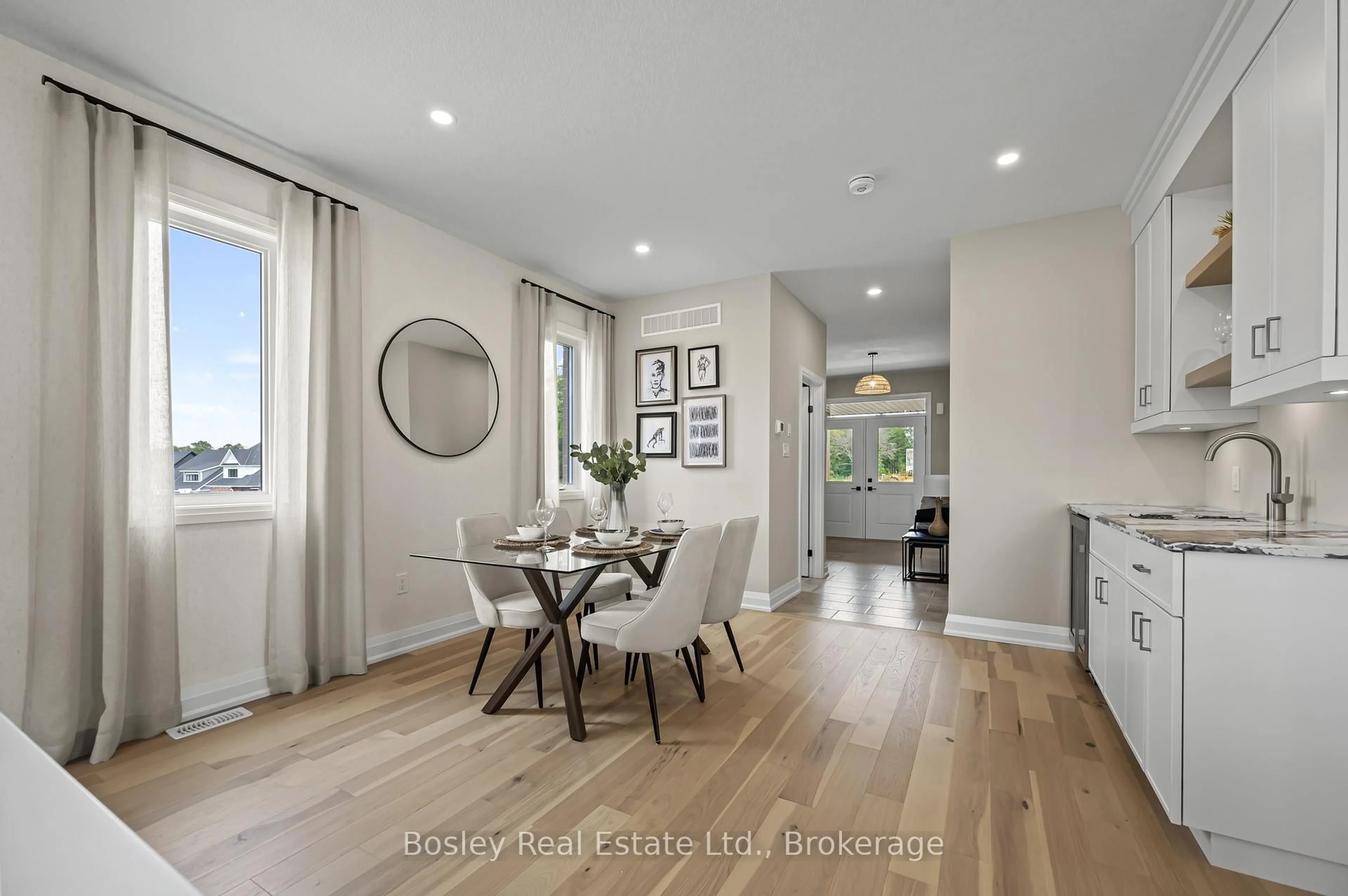 Dining room, wood/laminate floor for 179 Haylock Ave, Centre Wellington Ontario N0B 1S0