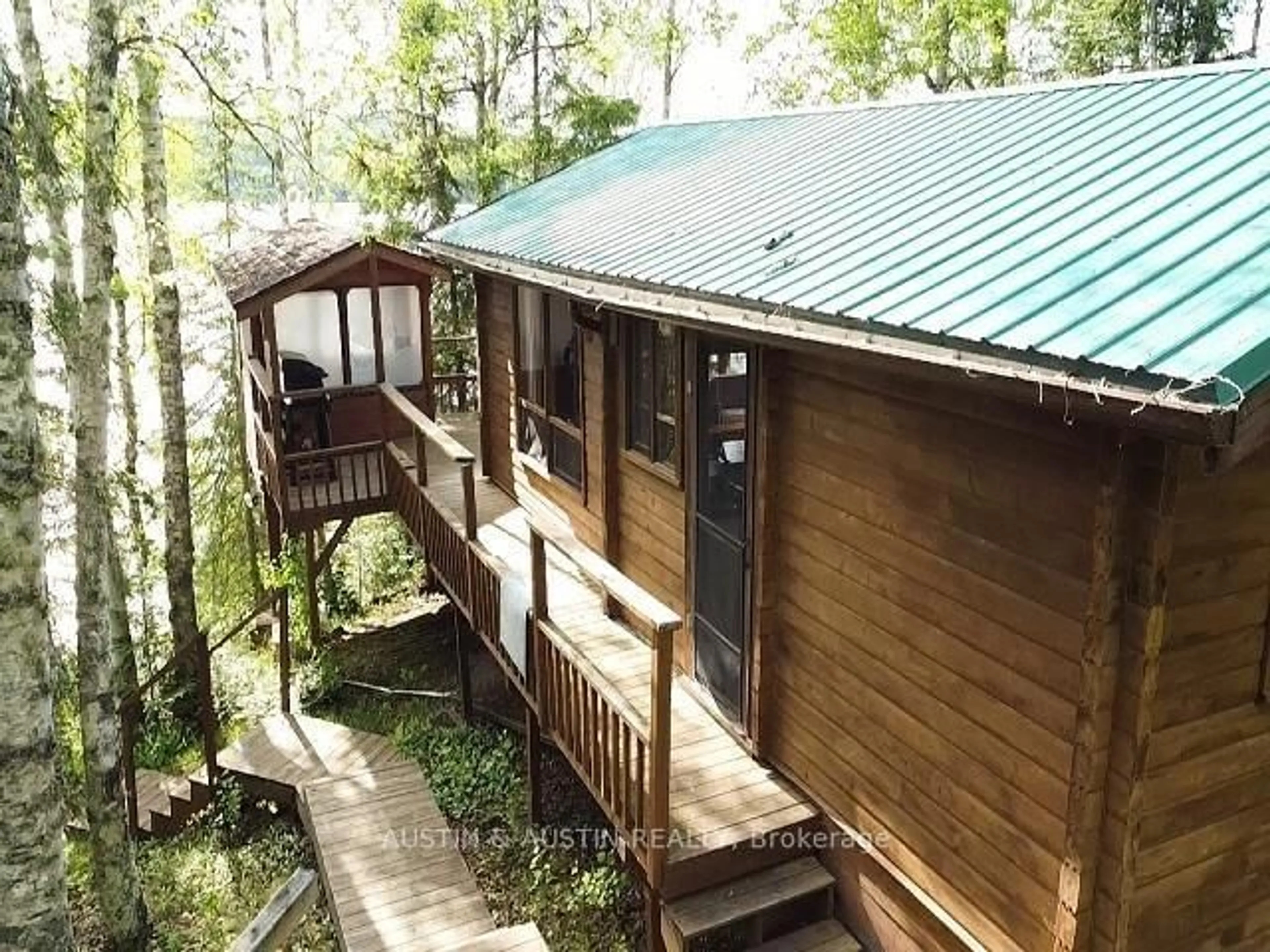 A pic from outside/outdoor area/front of a property/back of a property/a pic from drone, forest/trees view for 2156 Mavis Lake Rd, Kenora Remote Area Ontario P8N 0A2