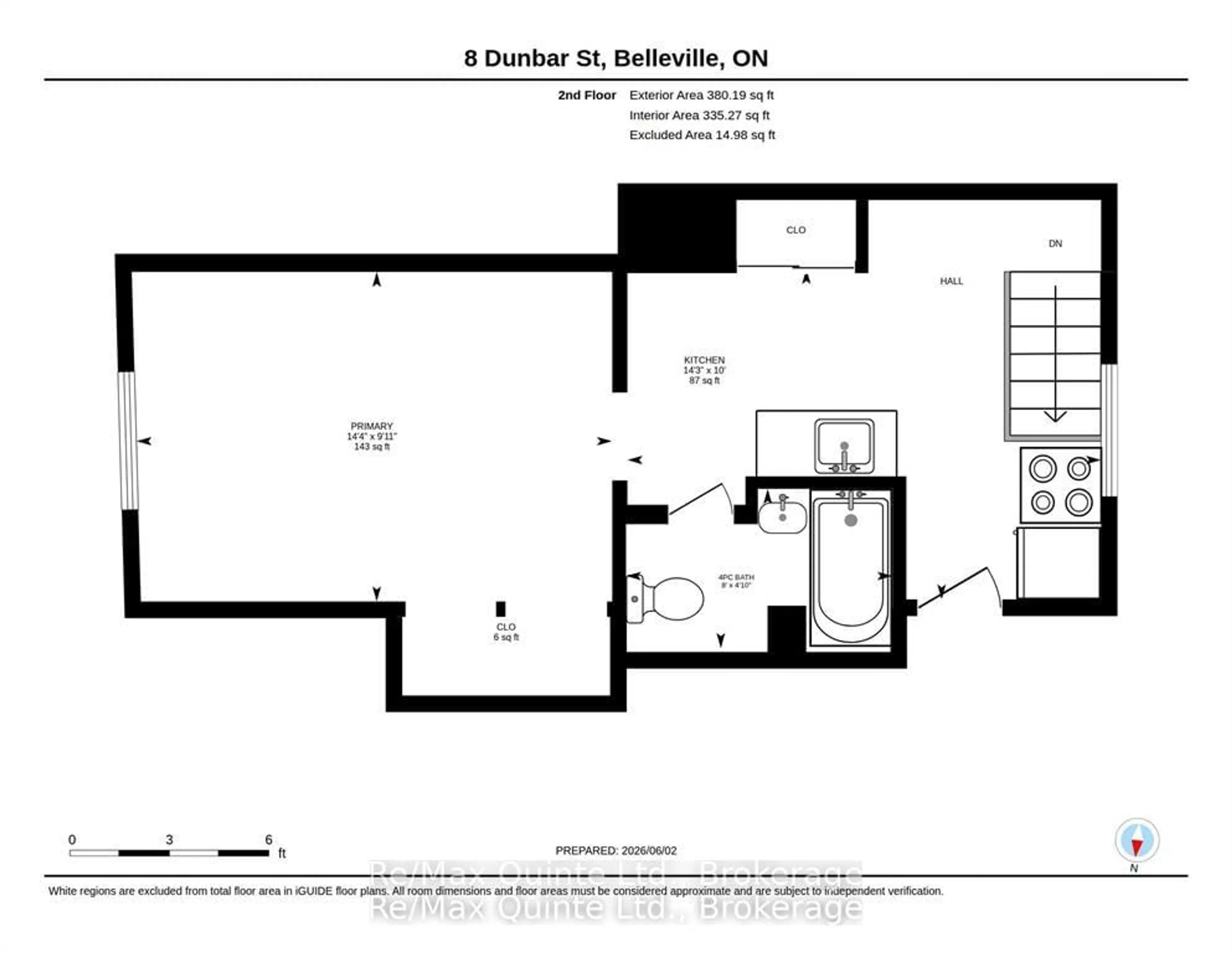 Floor plan for 8 Dunbar St, Belleville Ontario K8P 3R5