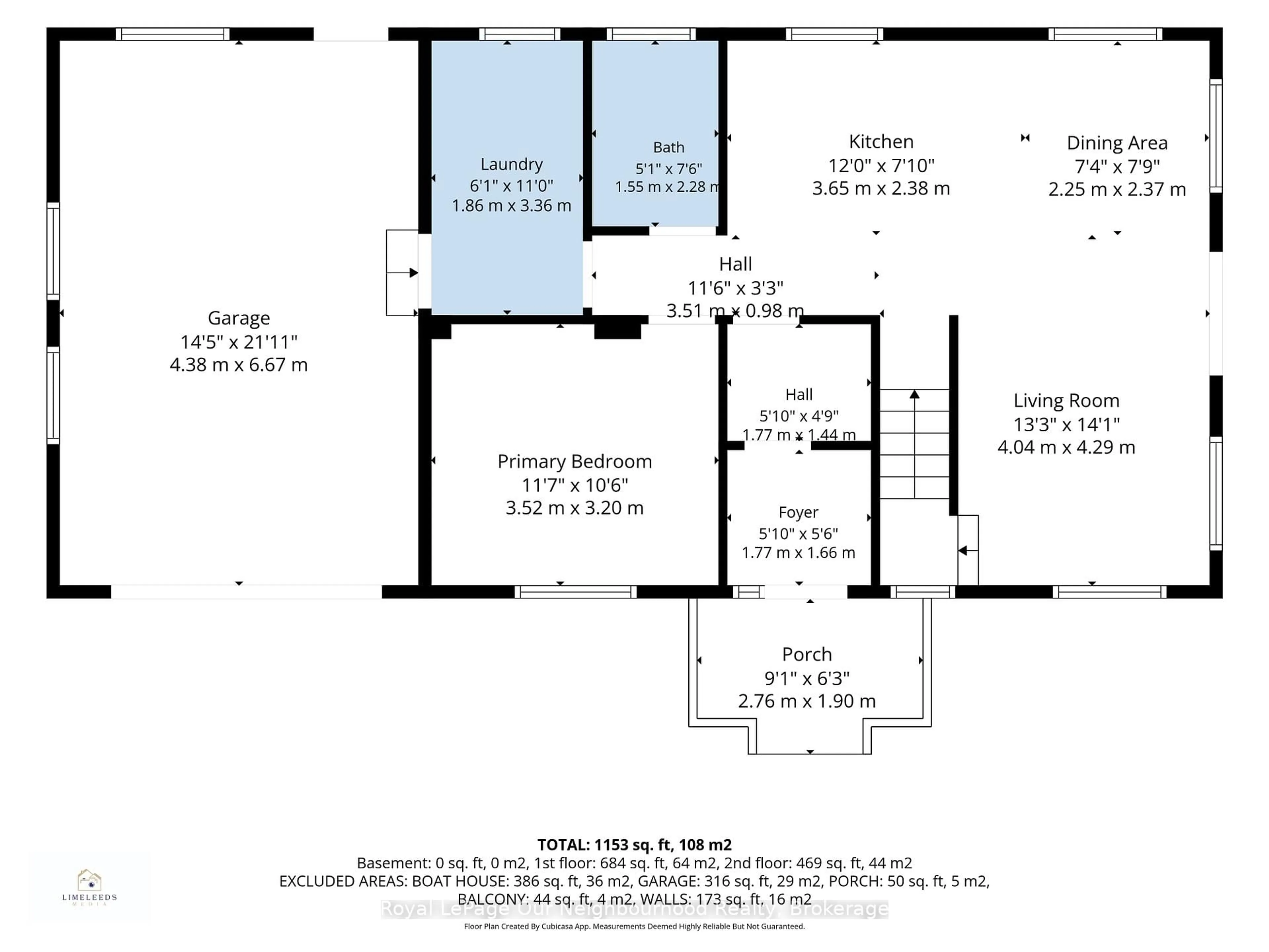 Floor plan for 103 Homewood Ave, Trent Hills Ontario K0L 1Y0