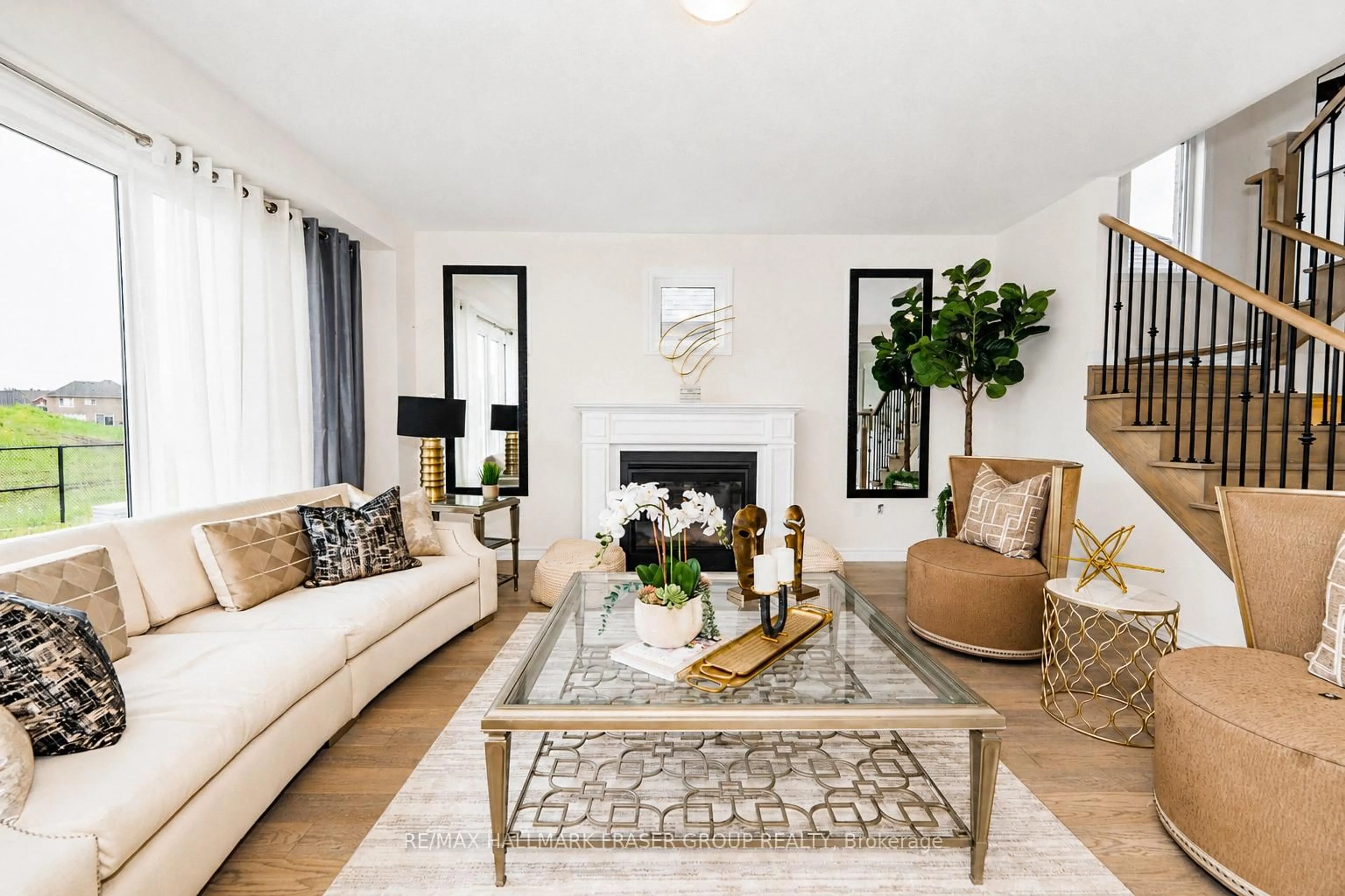 Living room with furniture, unknown for 53 Golden Meadows Dr, Otonabee-South Monaghan Ontario K9J 0K8