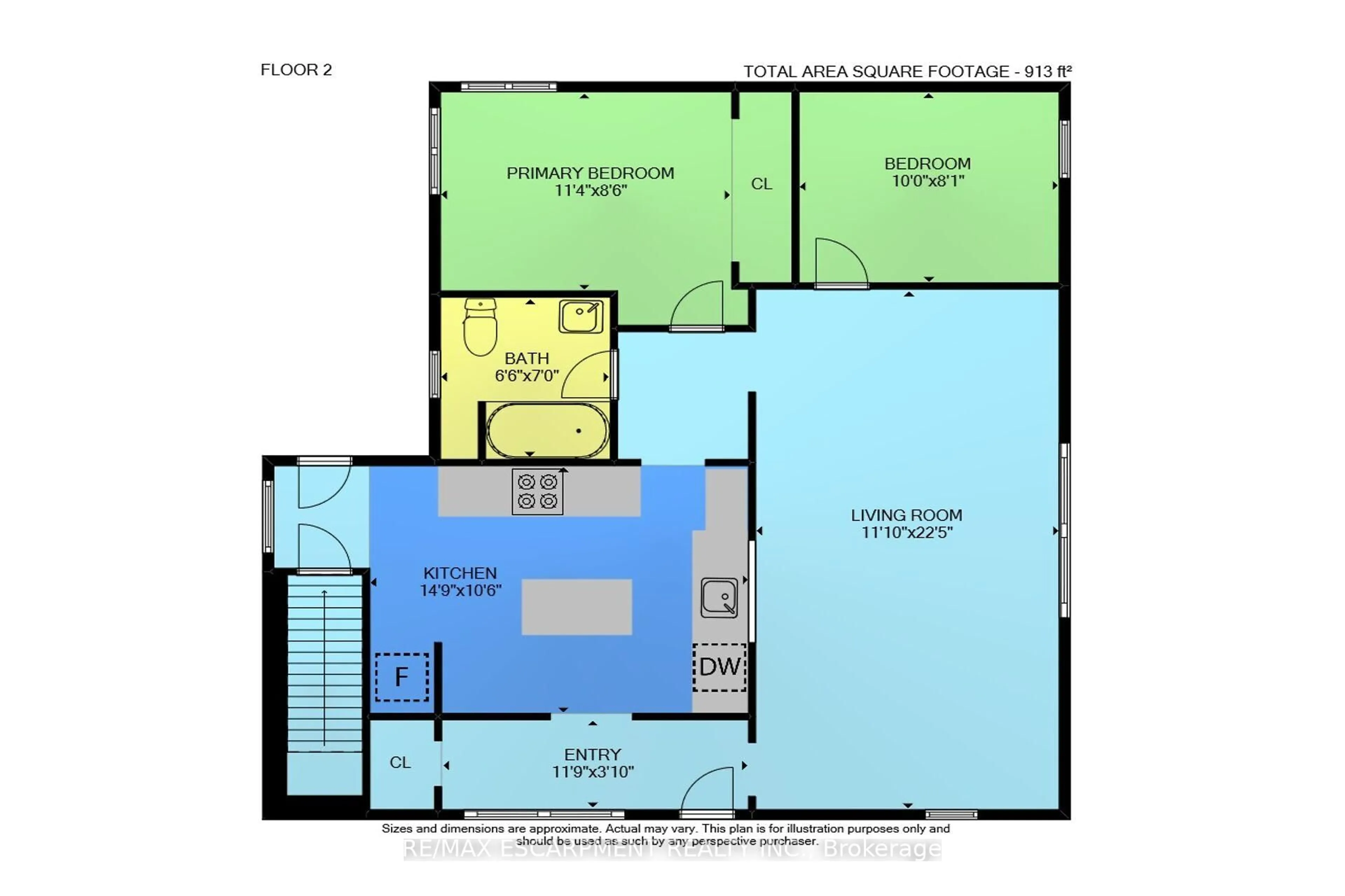 Floor plan for 331 Guelph St, Hamilton Ontario L8H 3C6