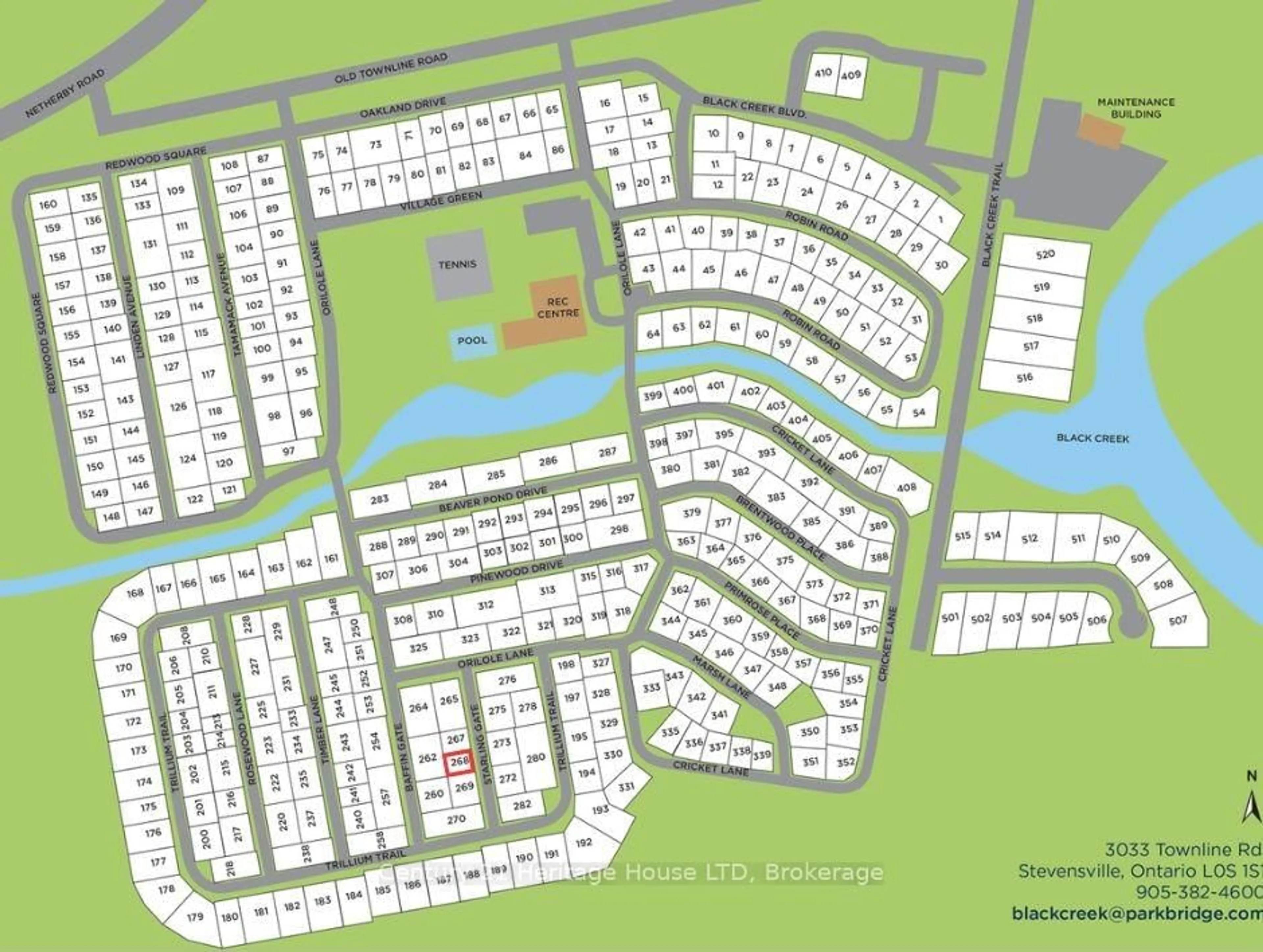 Floor plan for 3033 Townline Rd #268, Fort Erie Ontario L0S 1S1