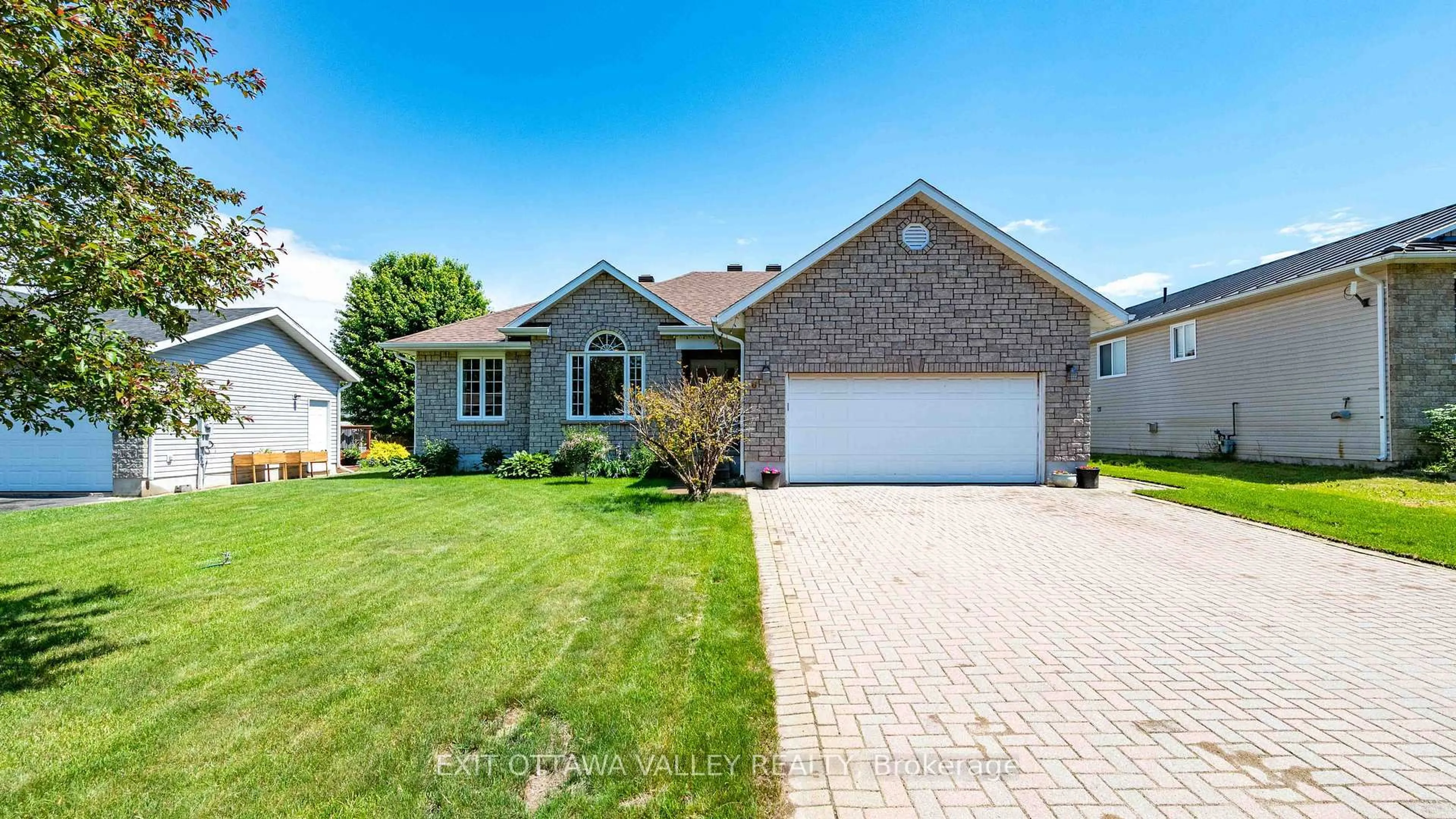 Home with brick exterior material, street for 6 Cockcroft Cres, Deep River Ontario K0J 1P0