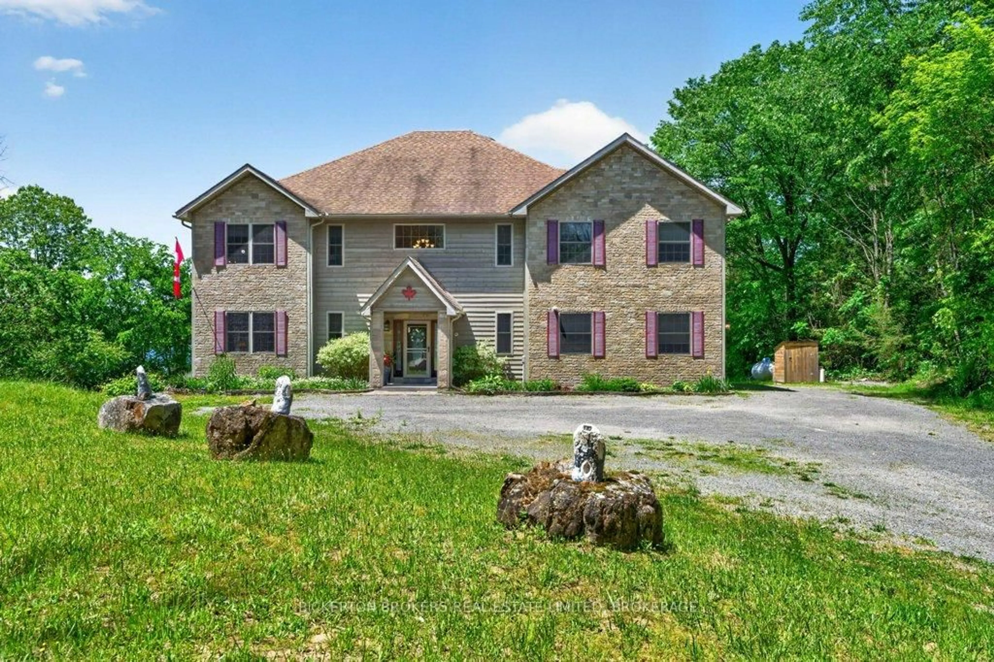 A pic from outside/outdoor area/front of a property/back of a property/a pic from drone, unknown for 27 A Cedar Sands Roadway Rd, Rideau Lakes Ontario K0E 1N0