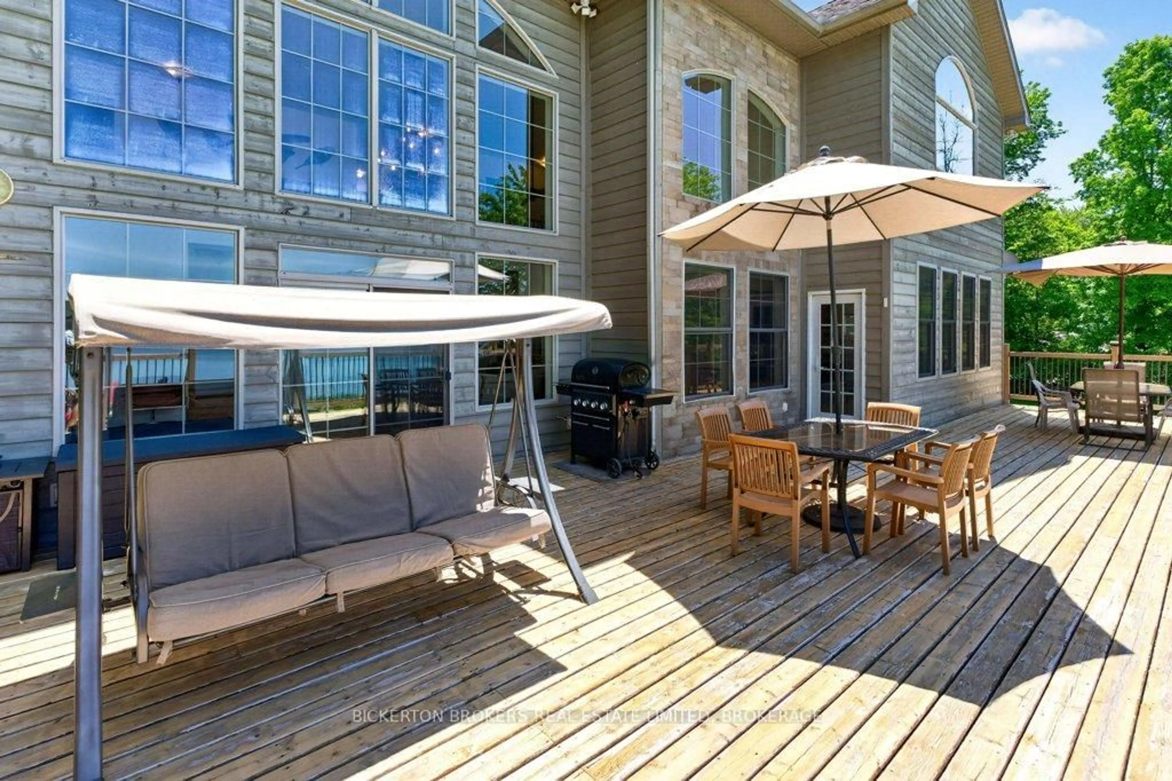 Patio, water/lake/river/ocean view for 27 A Cedar Sands Roadway Rd, Rideau Lakes Ontario K0E 1N0