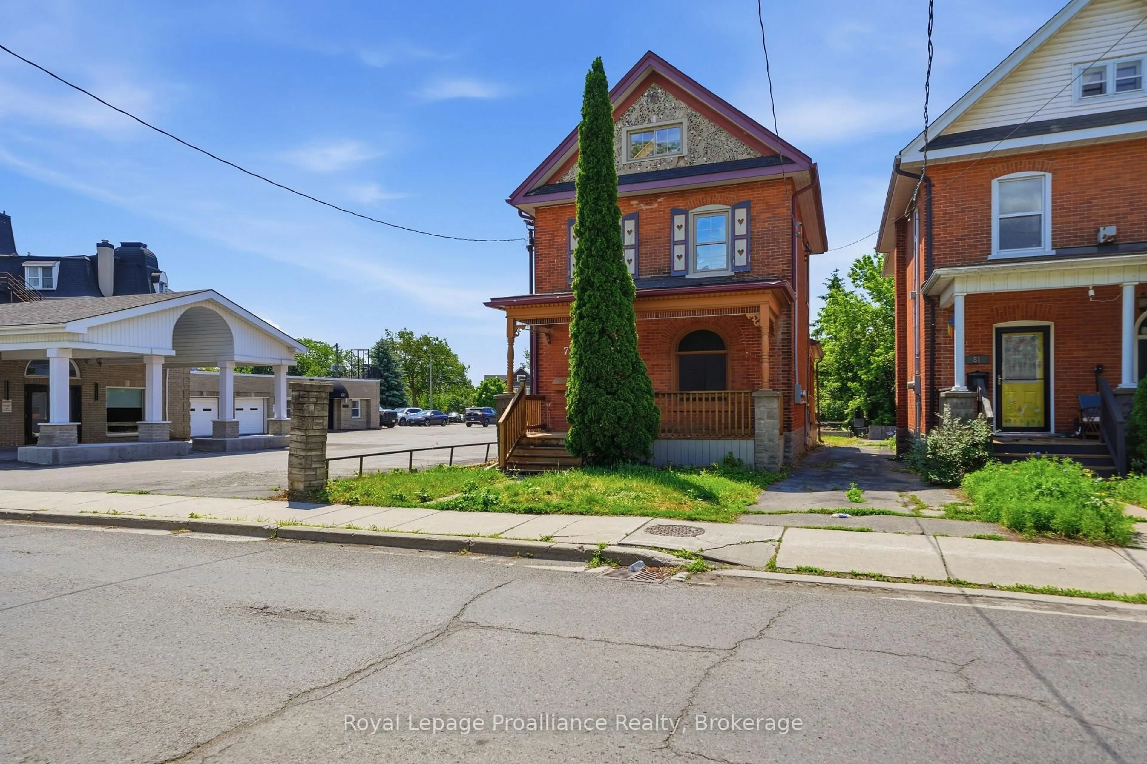 Home with brick exterior material, street for 79 Bridge St, Belleville Ontario K8P 1J4