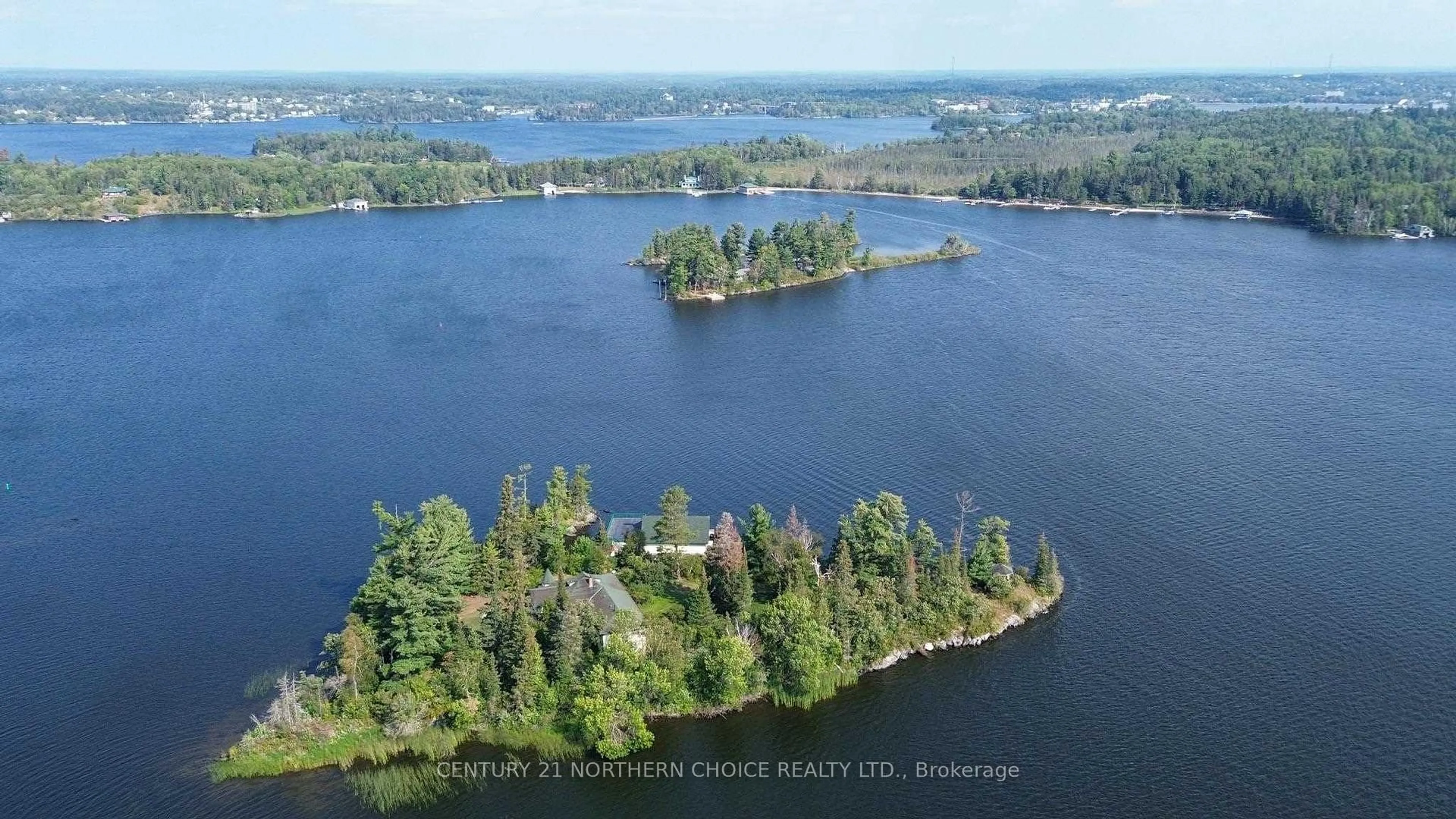 A pic from outside/outdoor area/front of a property/back of a property/a pic from drone, water/lake/river/ocean view for 363P Brightwater Island, Kenora Remote Area Ontario P0X 1C0