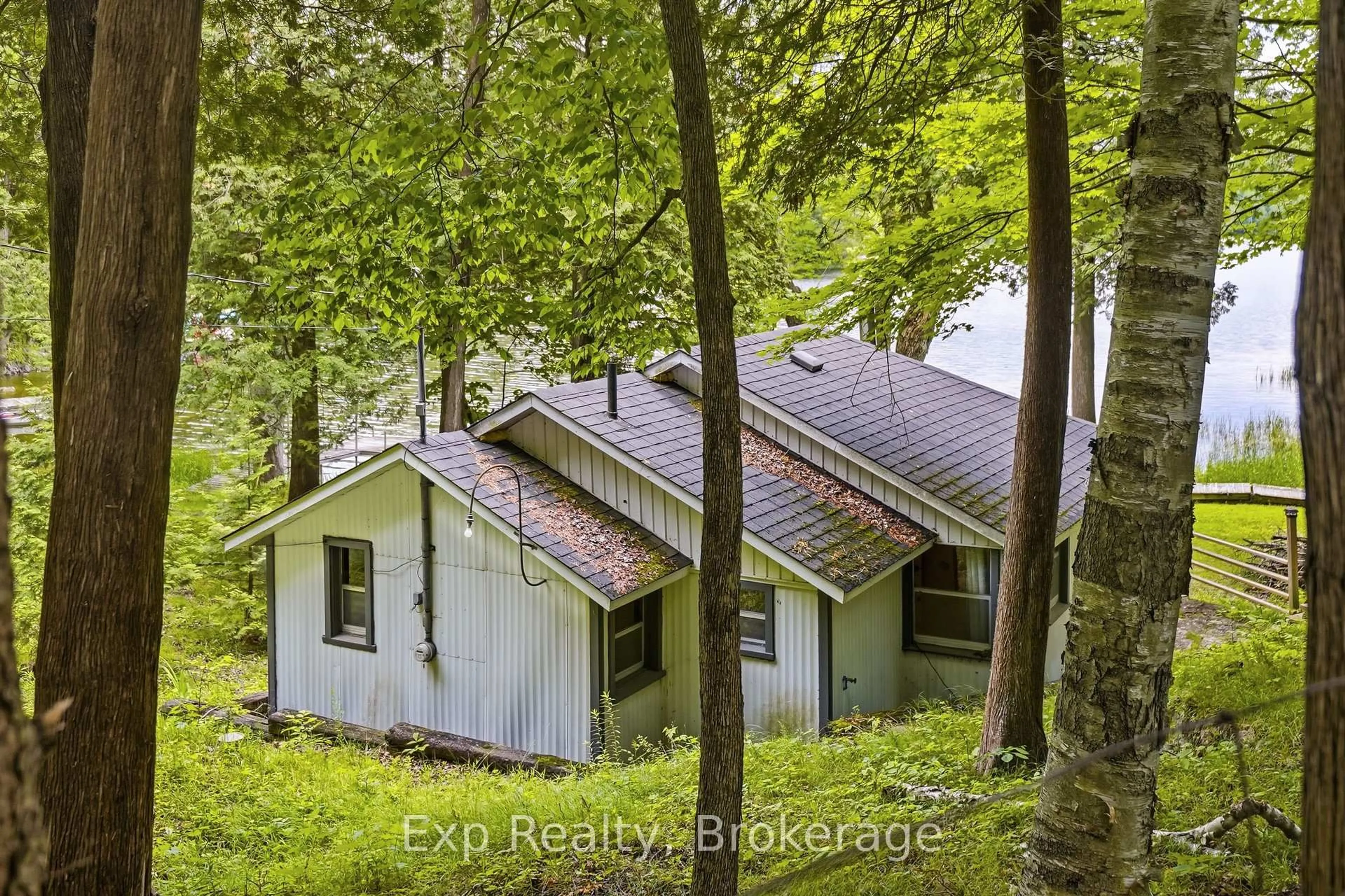 A pic from outside/outdoor area/front of a property/back of a property/a pic from drone, forest/trees view for 2077 Hambly Lane, Hartington Ontario K0H 1W0